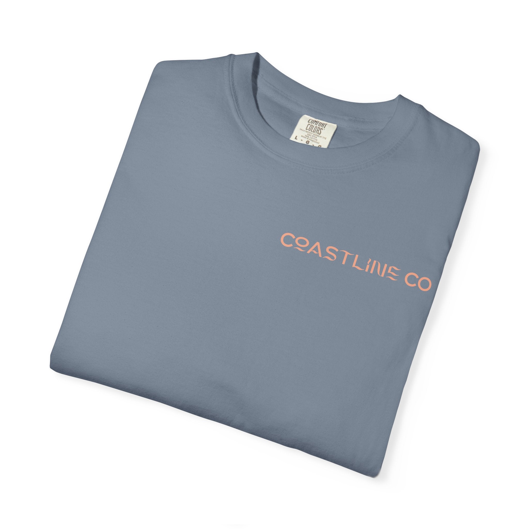T-Shirt — Coastline Co Tiki Logo Tee (Back Graphic)
