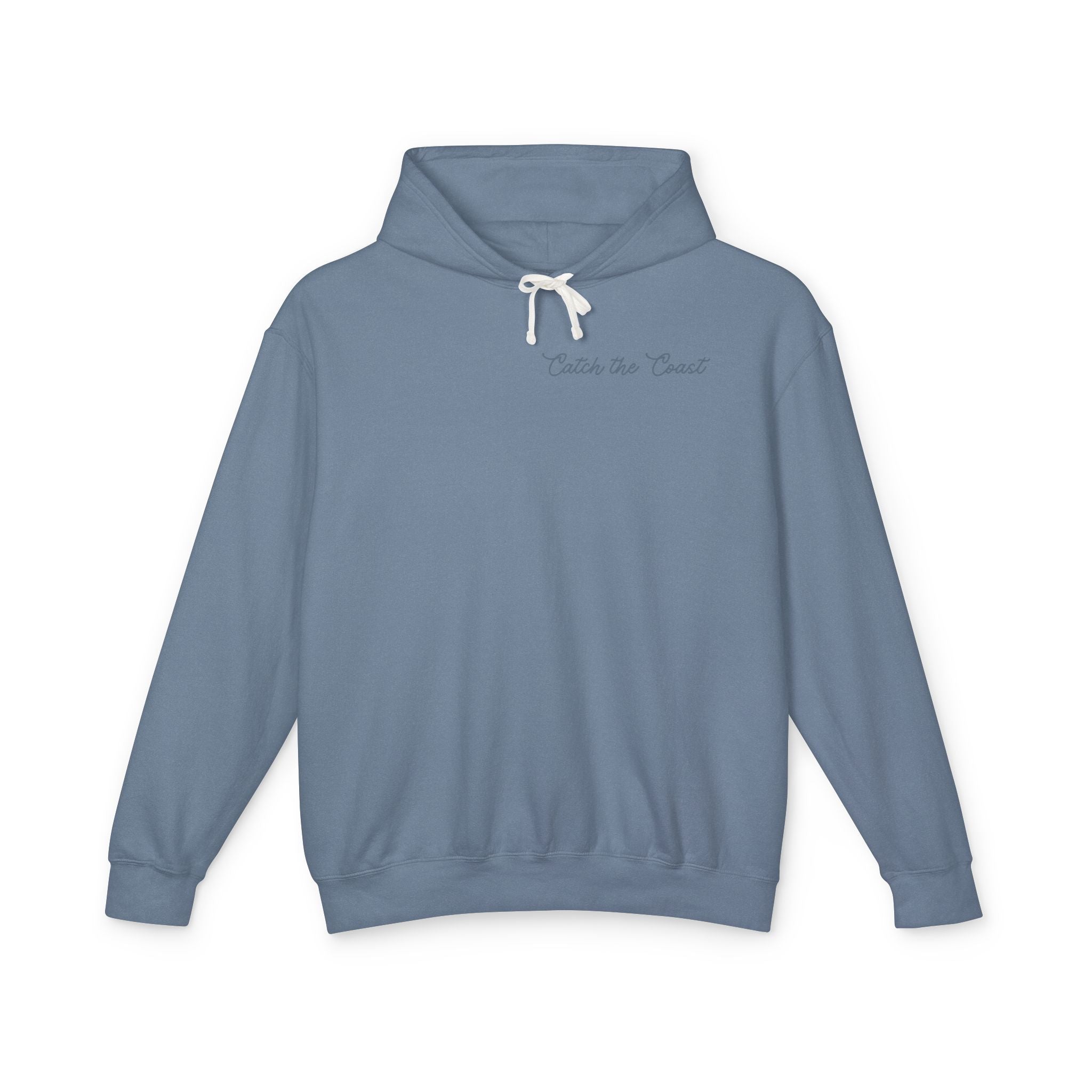 Catch the Coast Hoodie — Coastal Crab Graphic Lightweight Hooded Sweatshirt