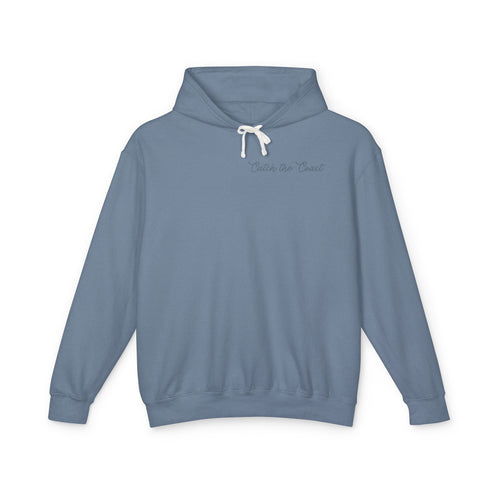 Catch the Coast Hoodie — Coastal Crab Graphic Lightweight Hooded Sweatshirt