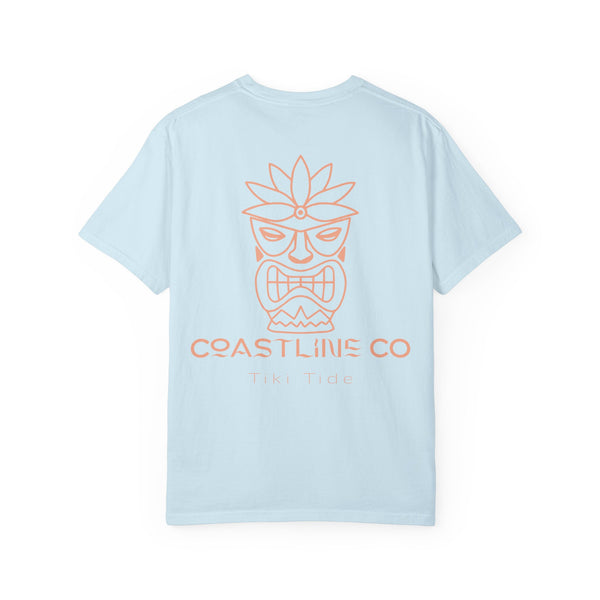 T-Shirt — Coastline Co Tiki Logo Tee (Back Graphic)