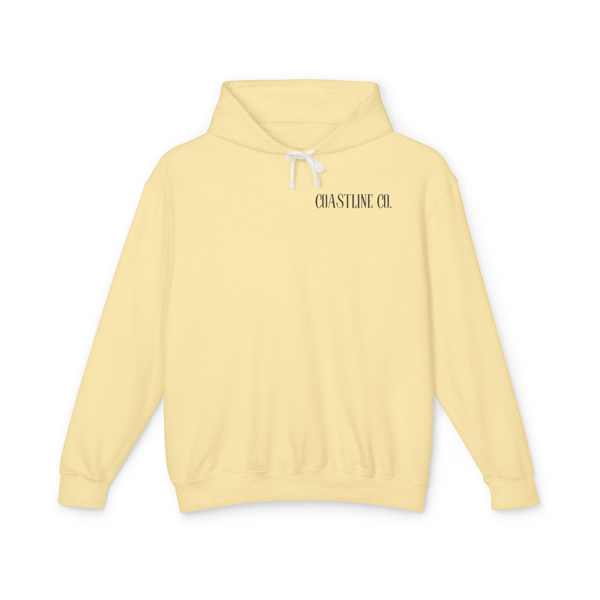 Coastline Co. Surf Hoodie — "Ride The Waves" Lightweight Hooded Sweatshirt