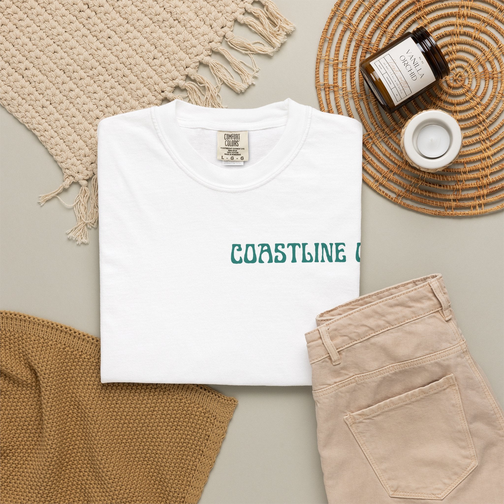 Coastline Co Surf Van T-Shirt — Retro Beach Graphic Tee