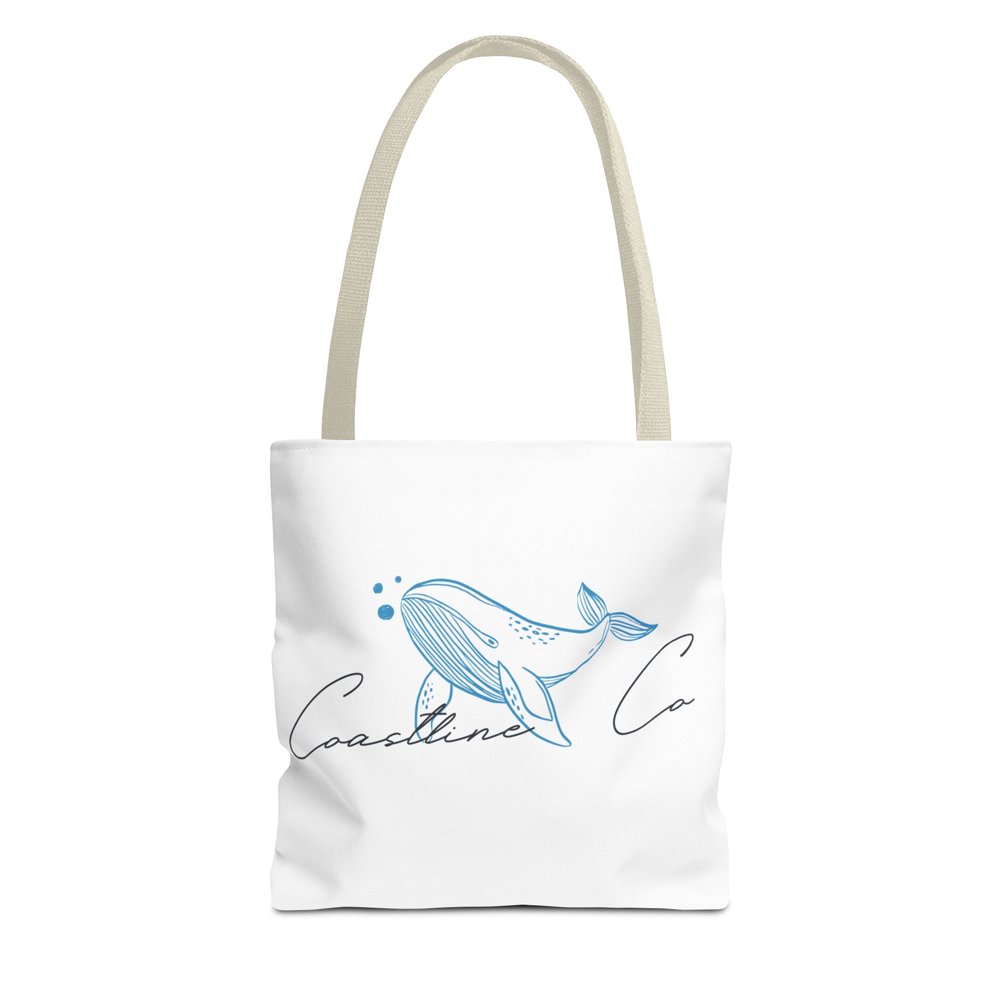 Tote Bag — Coastal Whale Illustration Tote (Coastline Co.)