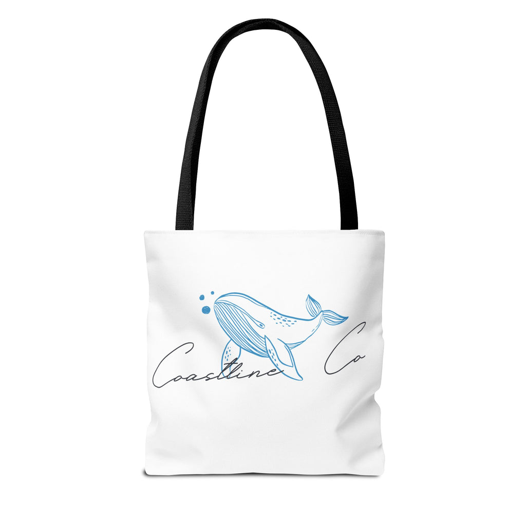 Tote Bag — Coastal Whale Illustration Tote (Coastline Co.)