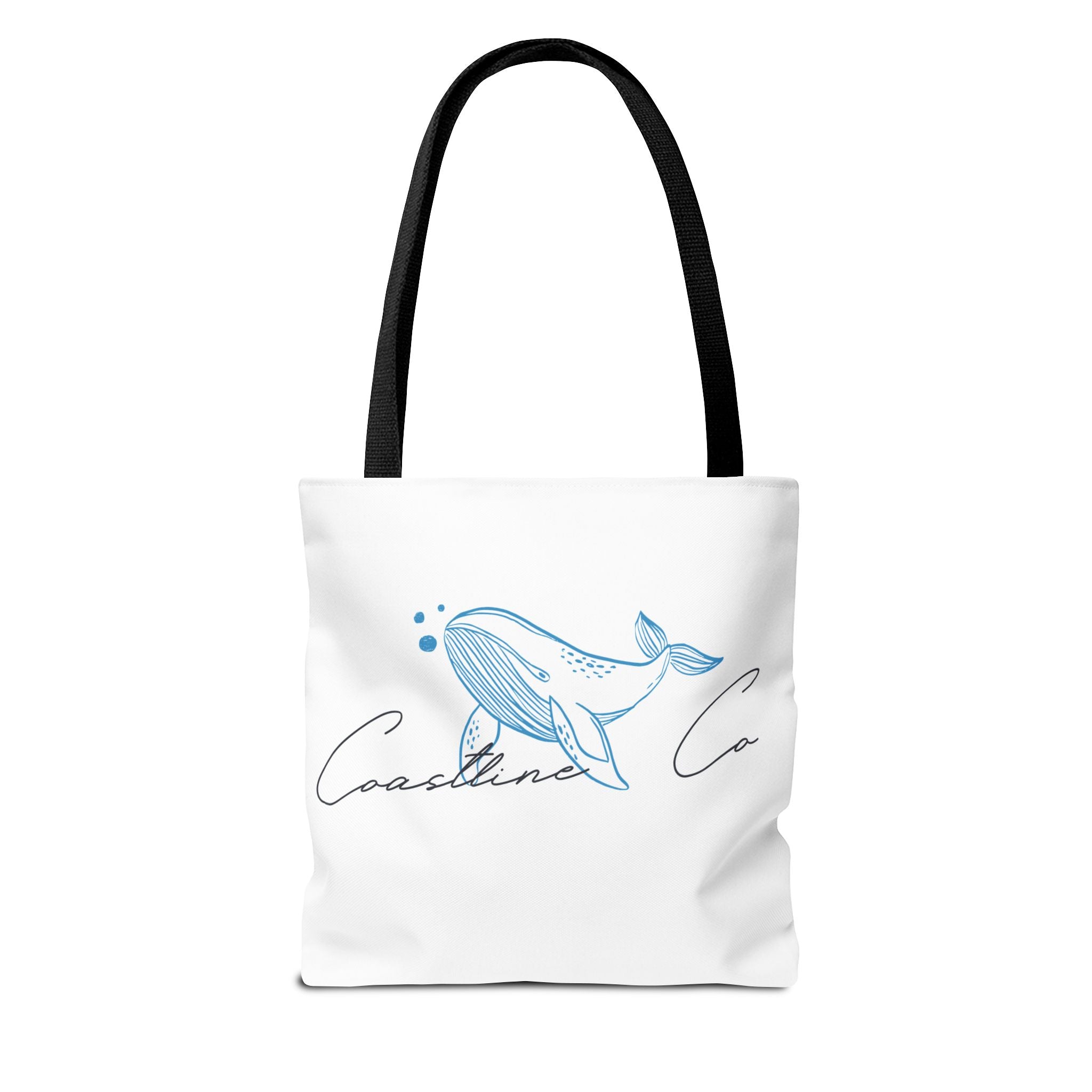 Tote Bag — Coastal Whale Illustration Tote (Coastline Co.)