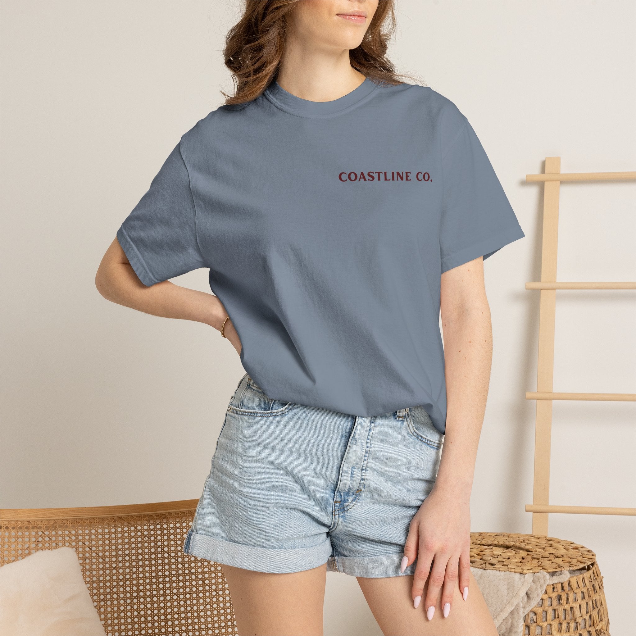 Coastline Co. Bass Patch Tee — "Lost in the Tide" Graphic T-Shirt