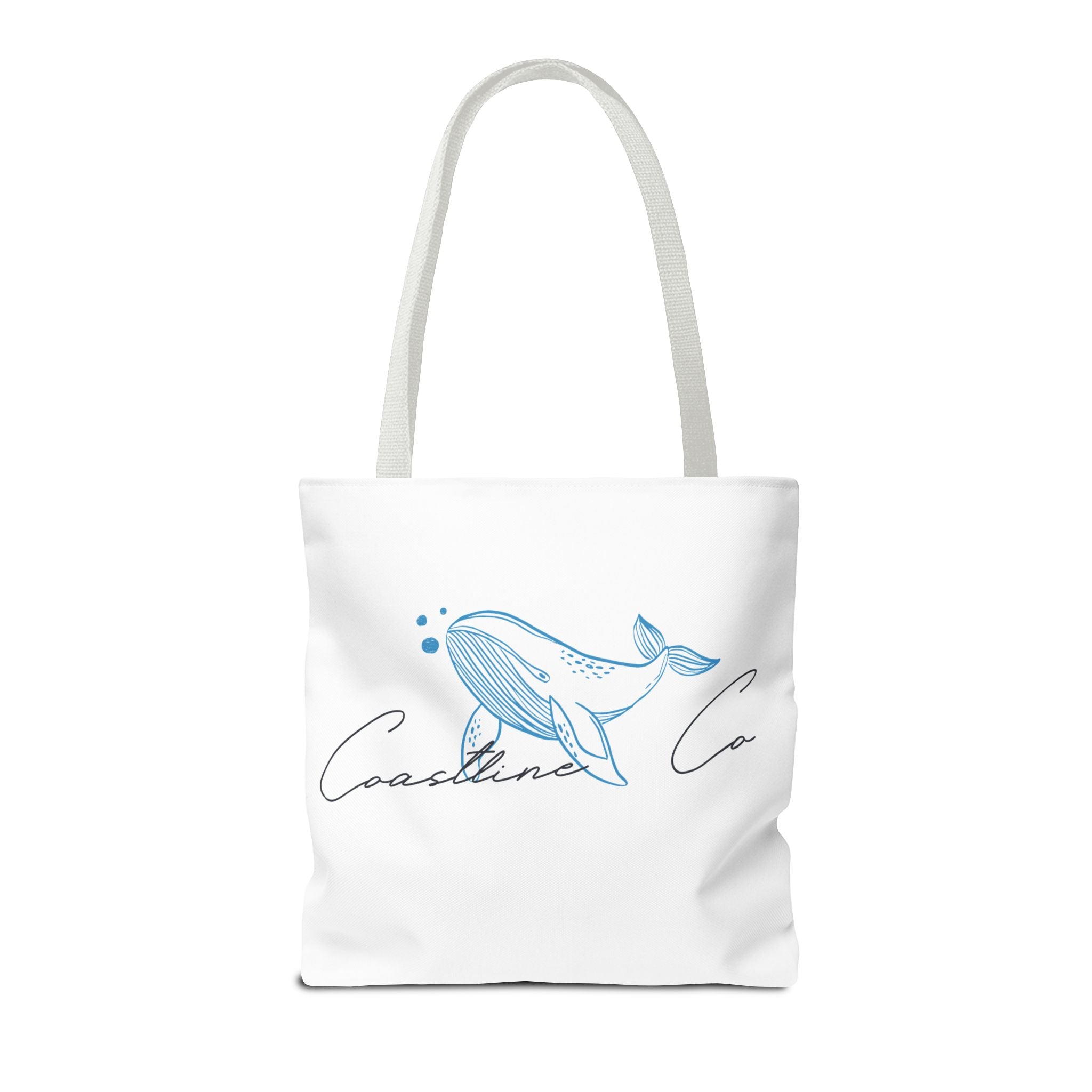 Tote Bag — Coastal Whale Illustration Tote (Coastline Co.)
