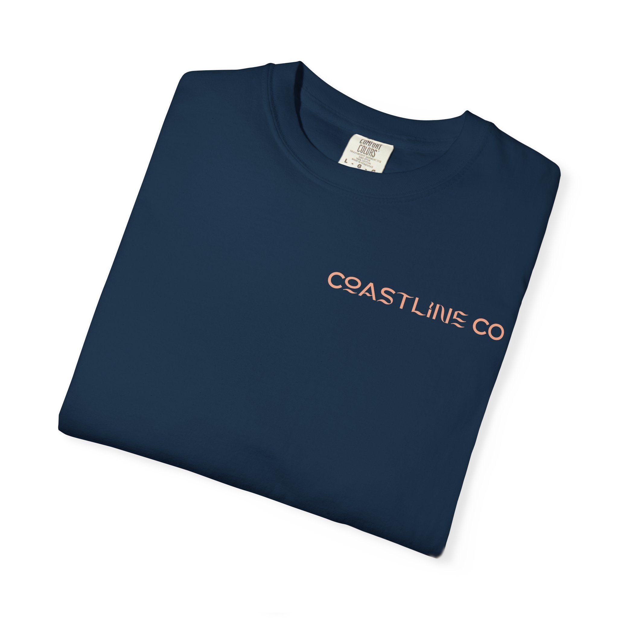 T-Shirt — Coastline Co Tiki Logo Tee (Back Graphic)