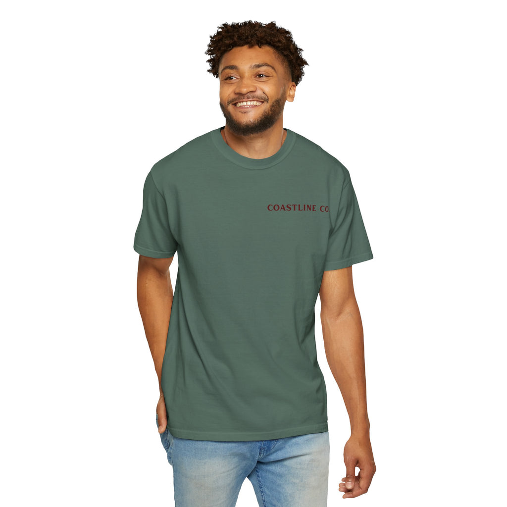 Coastline Co. Bass Patch Tee — "Lost in the Tide" Graphic T-Shirt