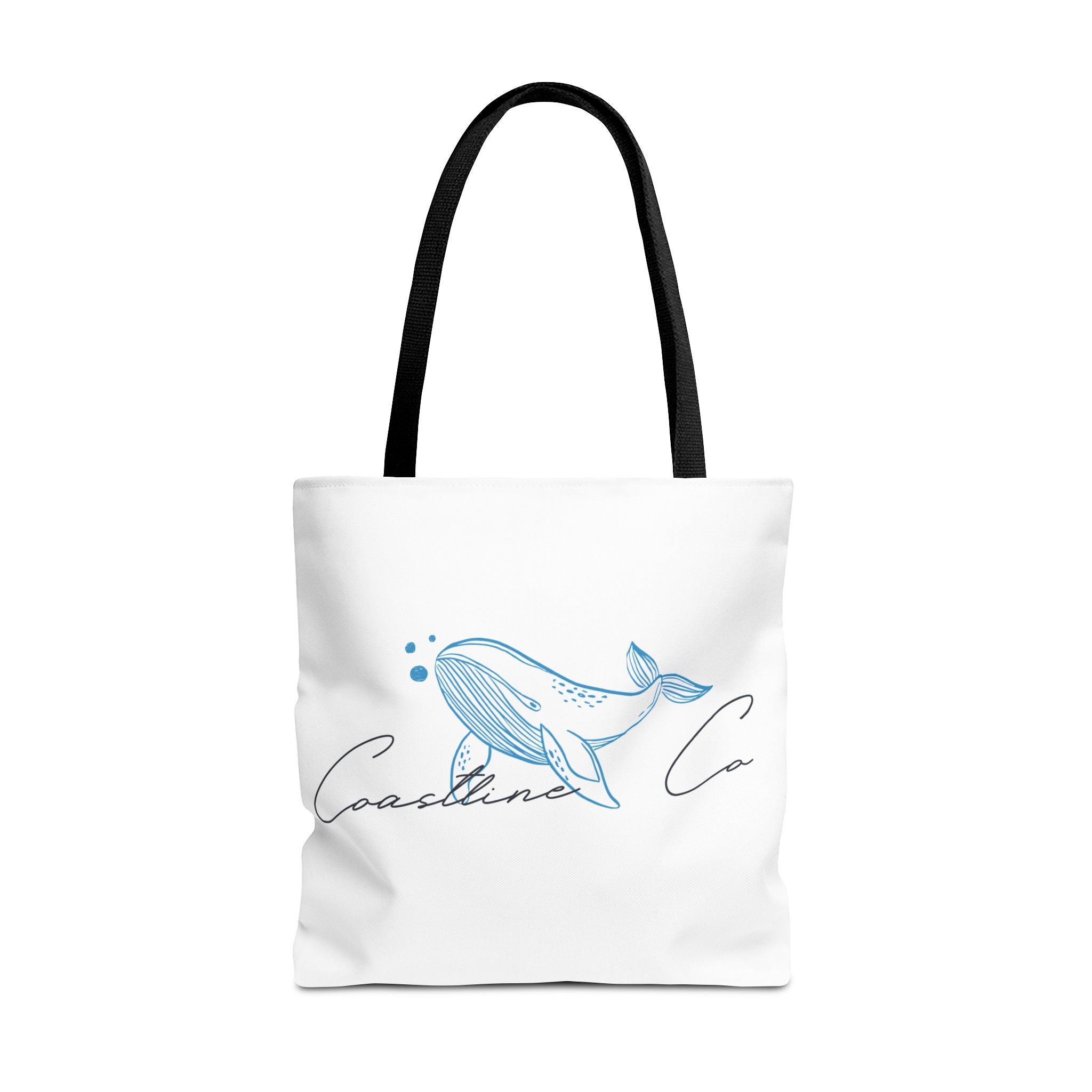 Tote Bag — Coastal Whale Illustration Tote (Coastline Co.)