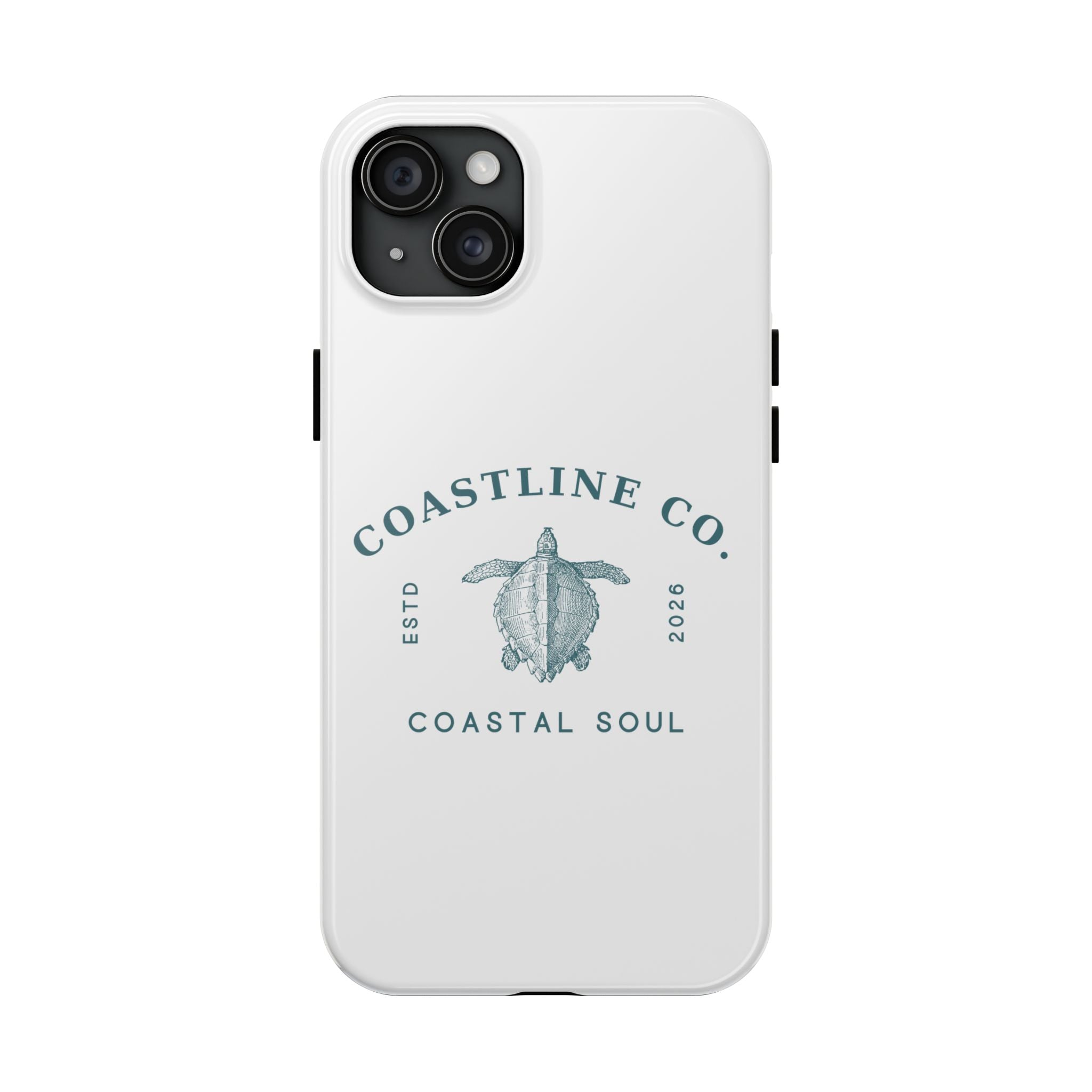 Coastline Co. Sea Turtle Phone Case – "Coastal Soul" Tough Protective Case