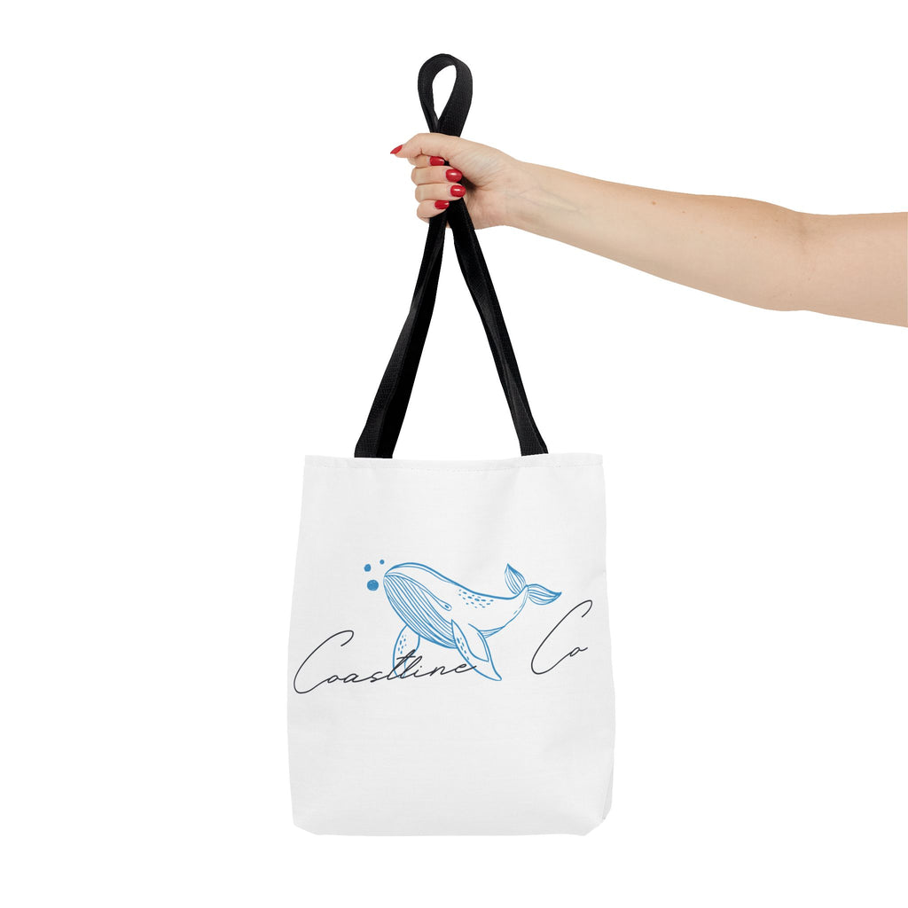Tote Bag — Coastal Whale Illustration Tote (Coastline Co.)