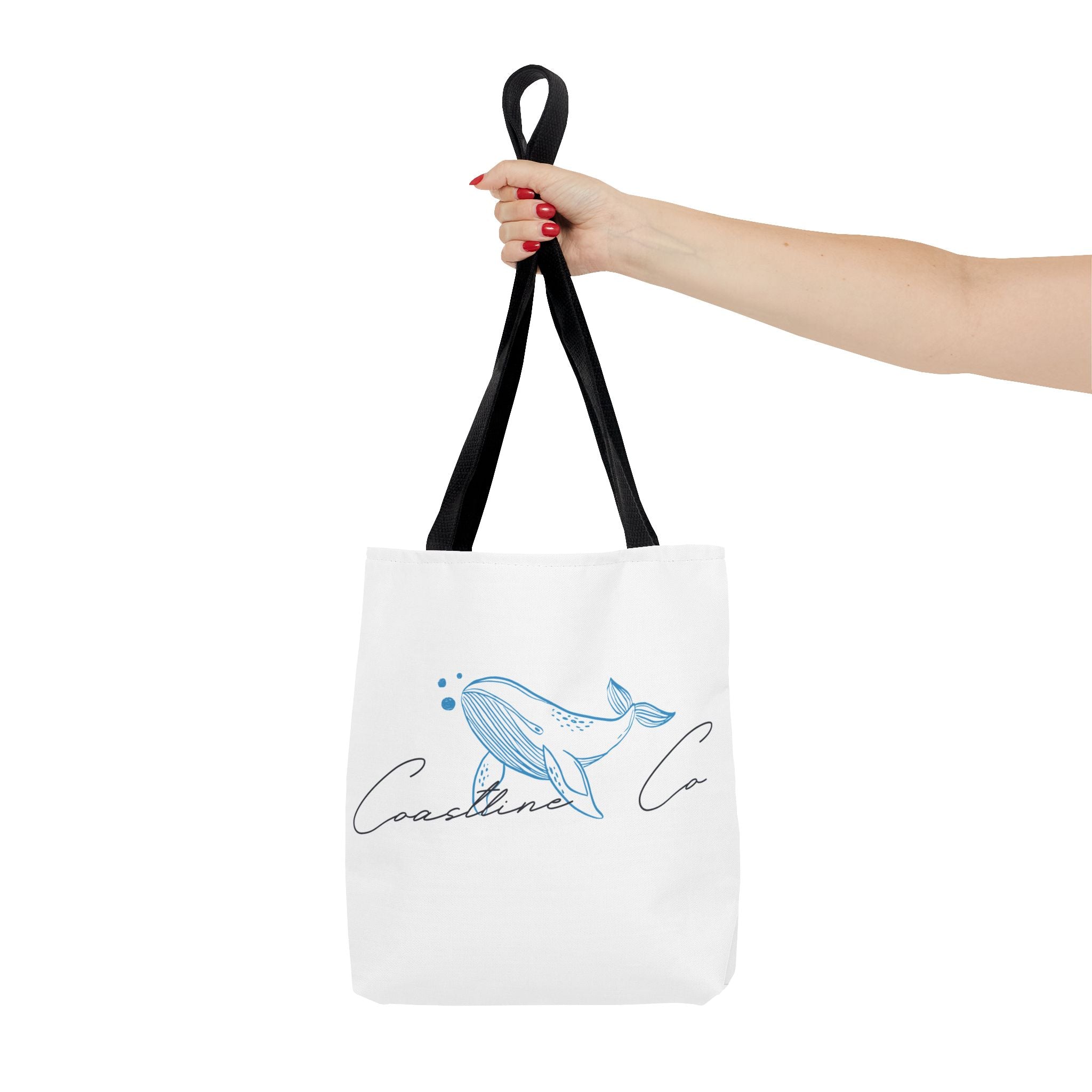 Tote Bag — Coastal Whale Illustration Tote (Coastline Co.)