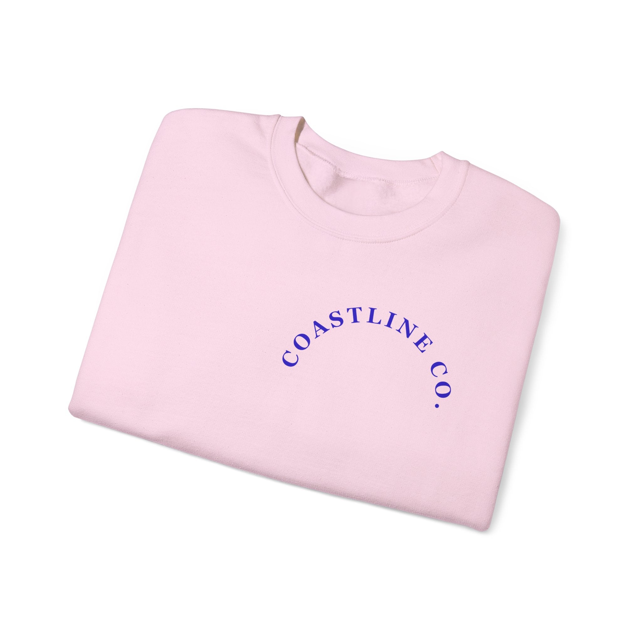 Coastline Co. Surf Crewneck Sweatshirt — 'Ride the Tide' Beach Pullover