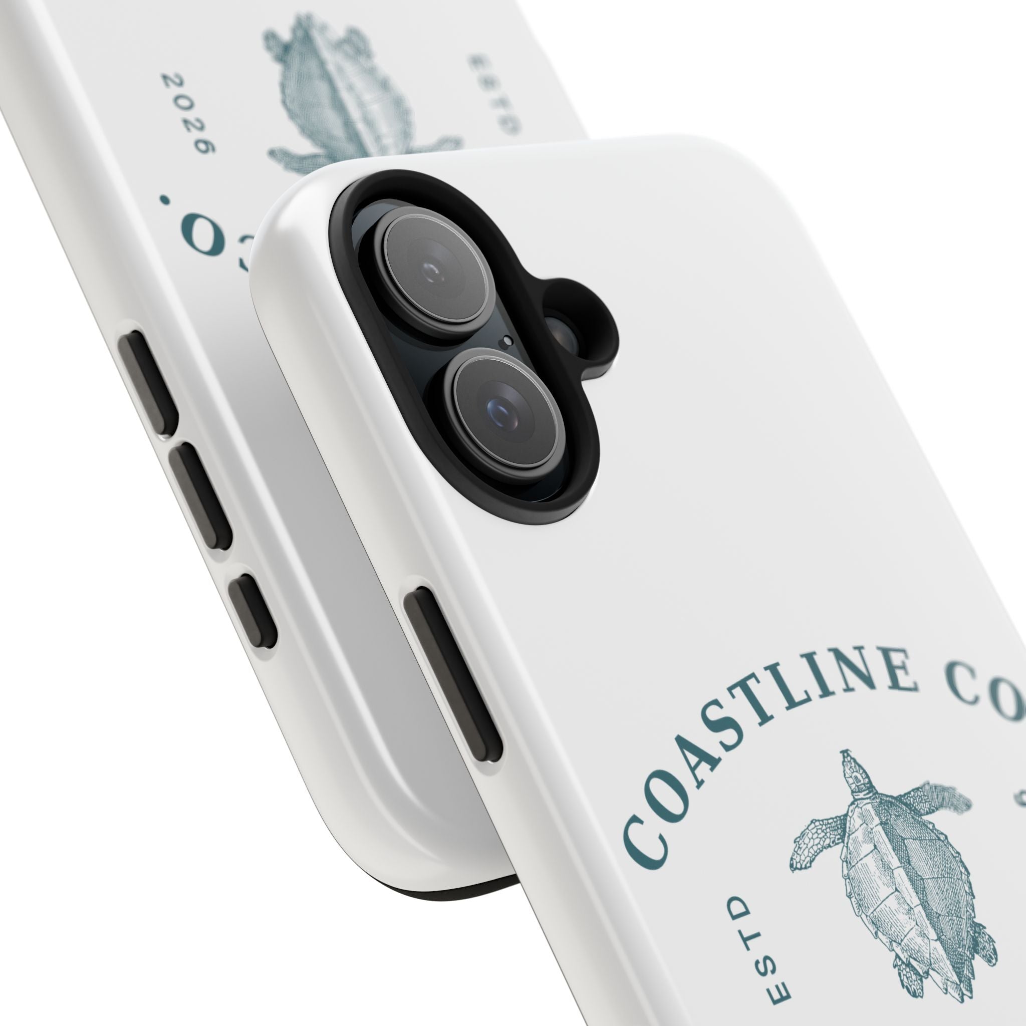 Coastline Co. Sea Turtle Phone Case – "Coastal Soul" Tough Protective Case