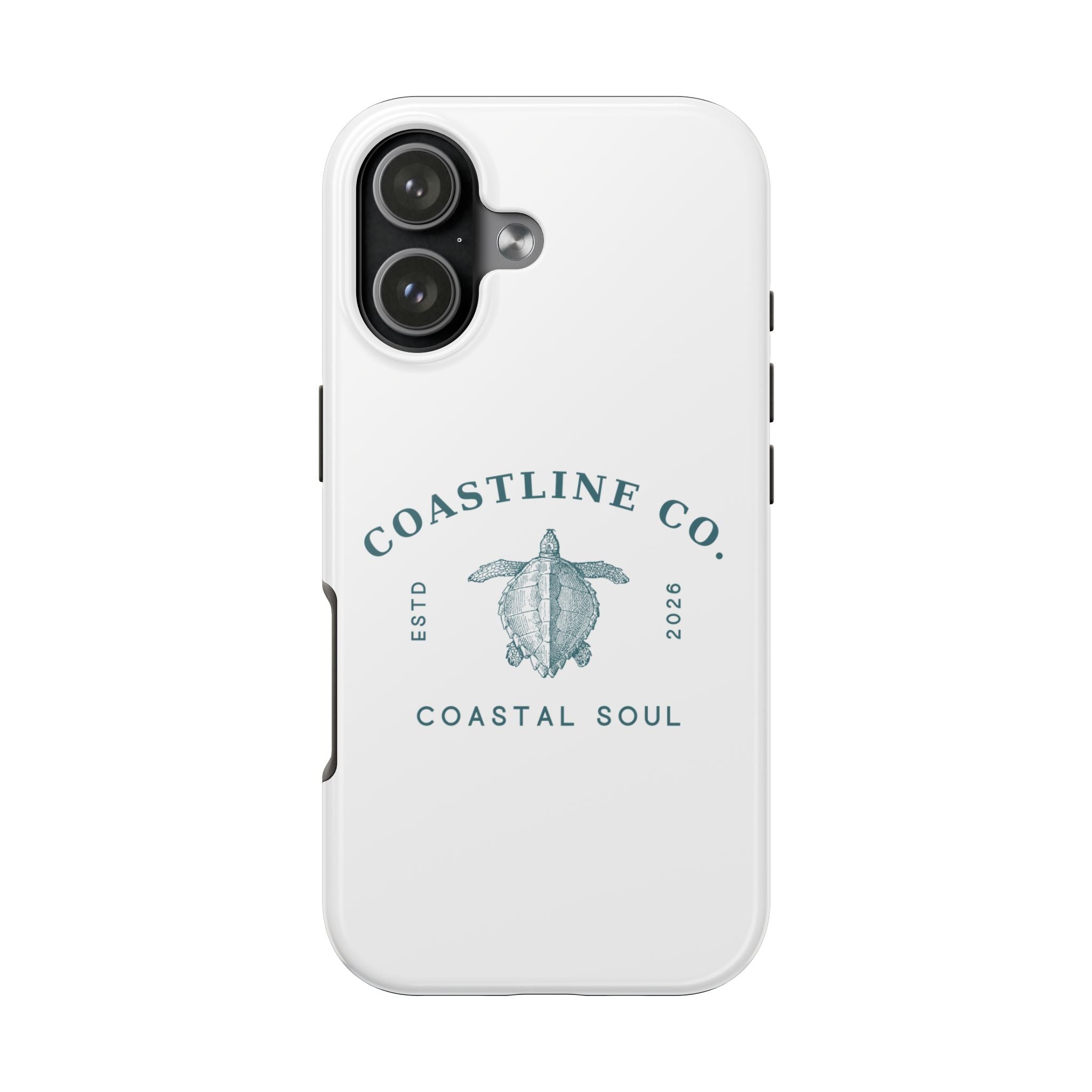 Coastline Co. Sea Turtle Phone Case – "Coastal Soul" Tough Protective Case