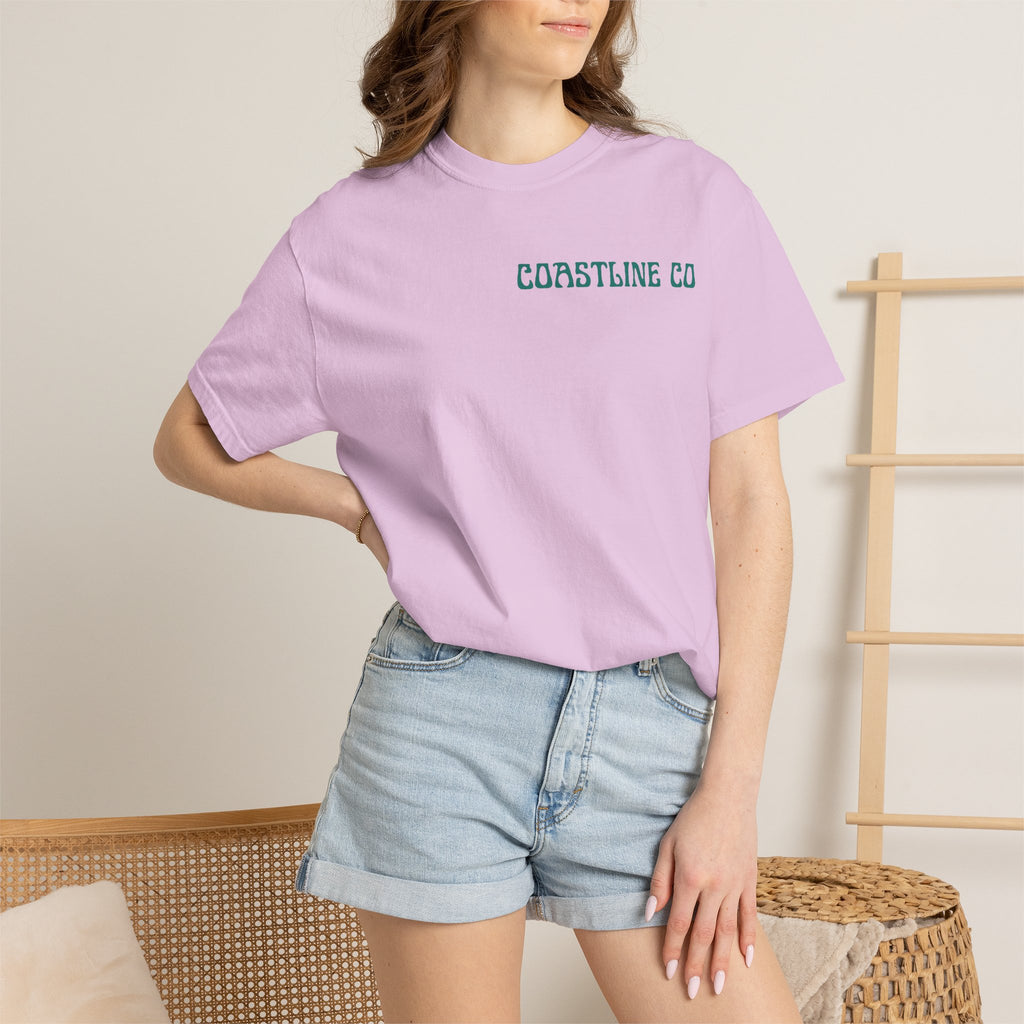 Coastline Co Surf Van T-Shirt — Retro Beach Graphic Tee