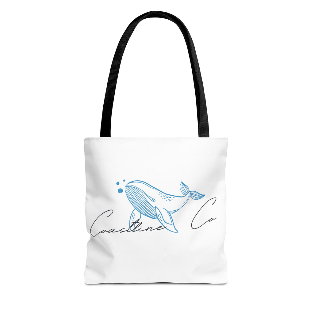 Tote Bag — Coastal Whale Illustration Tote (Coastline Co.)