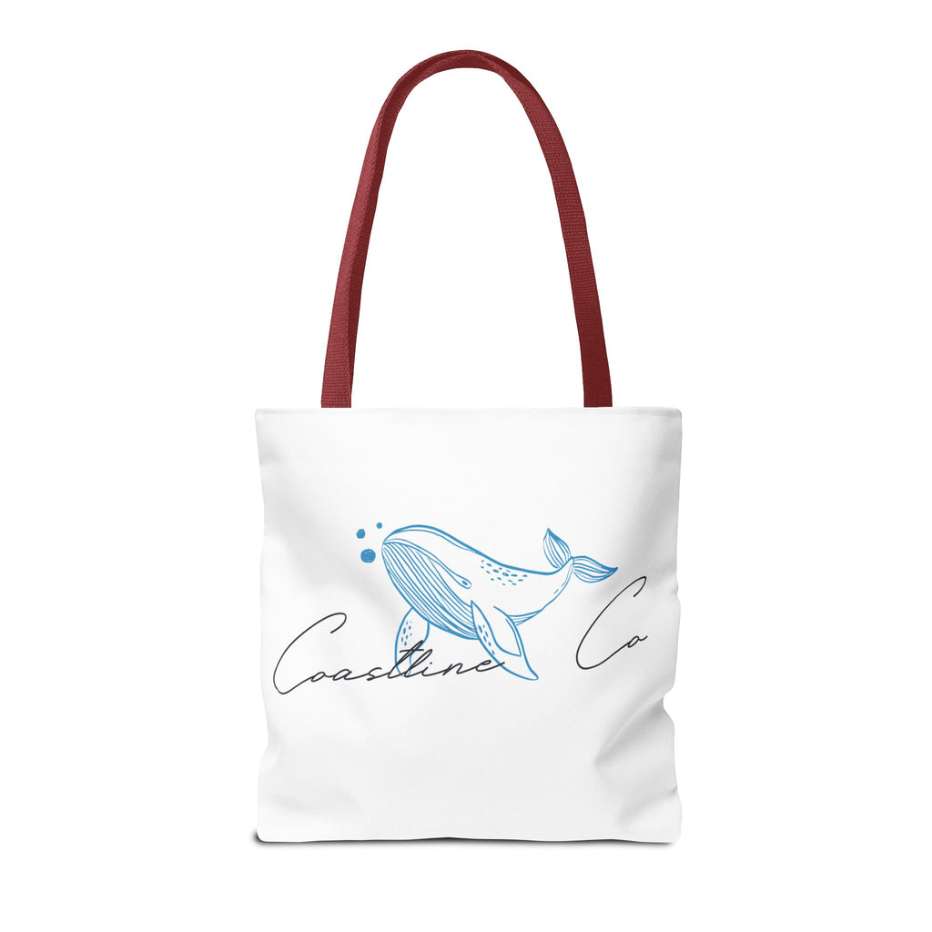 Tote Bag — Coastal Whale Illustration Tote (Coastline Co.)