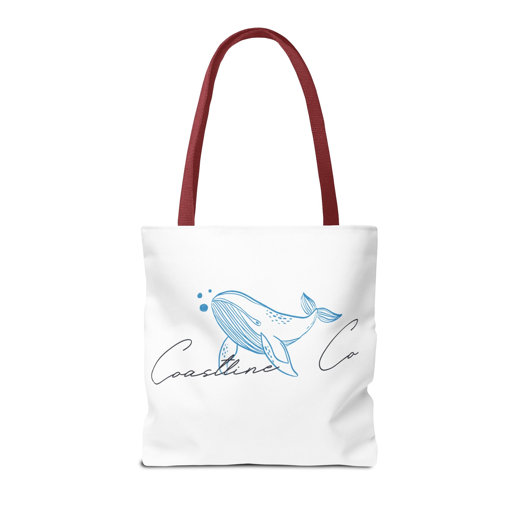 Tote Bag — Coastal Whale Illustration Tote (Coastline Co.)