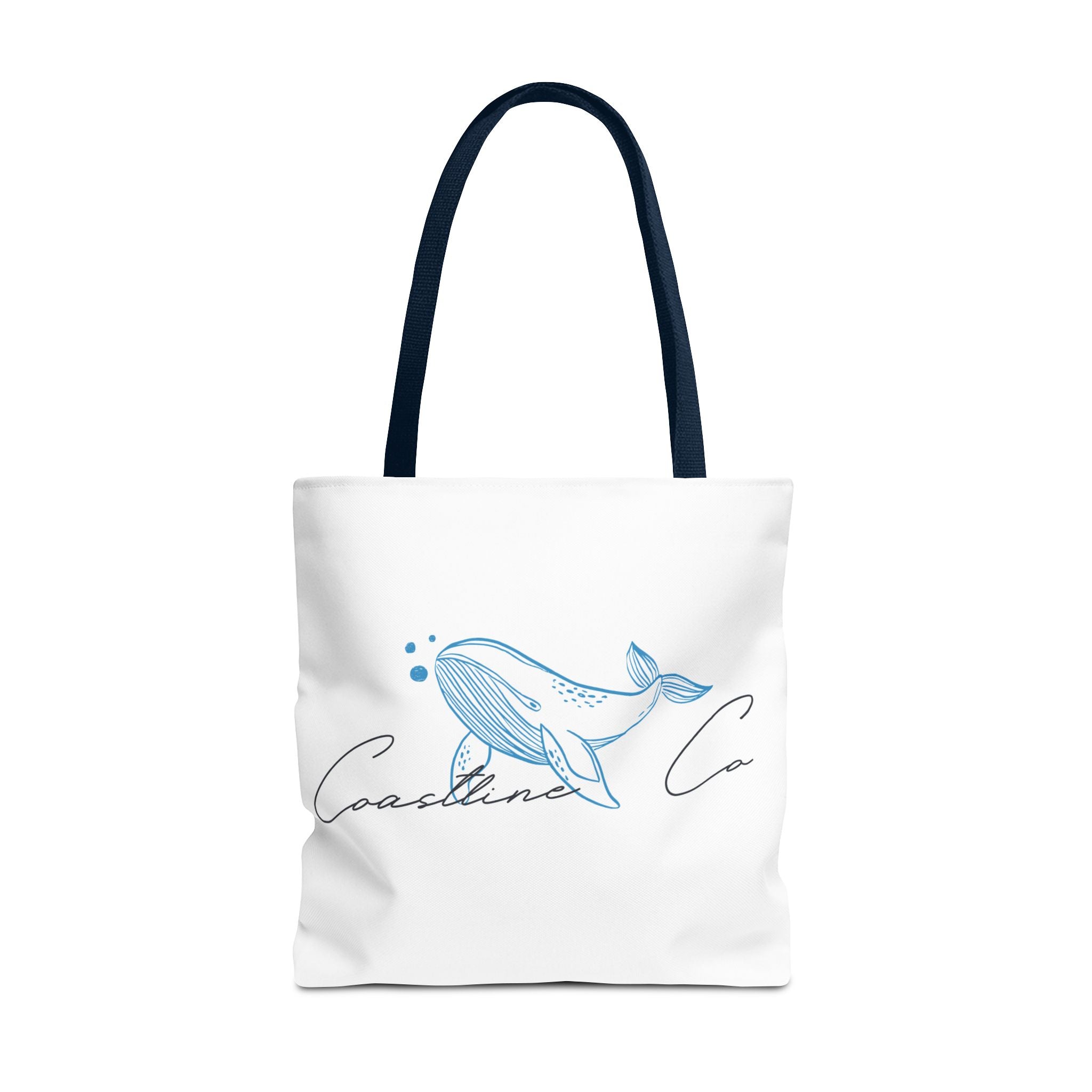 Tote Bag — Coastal Whale Illustration Tote (Coastline Co.)