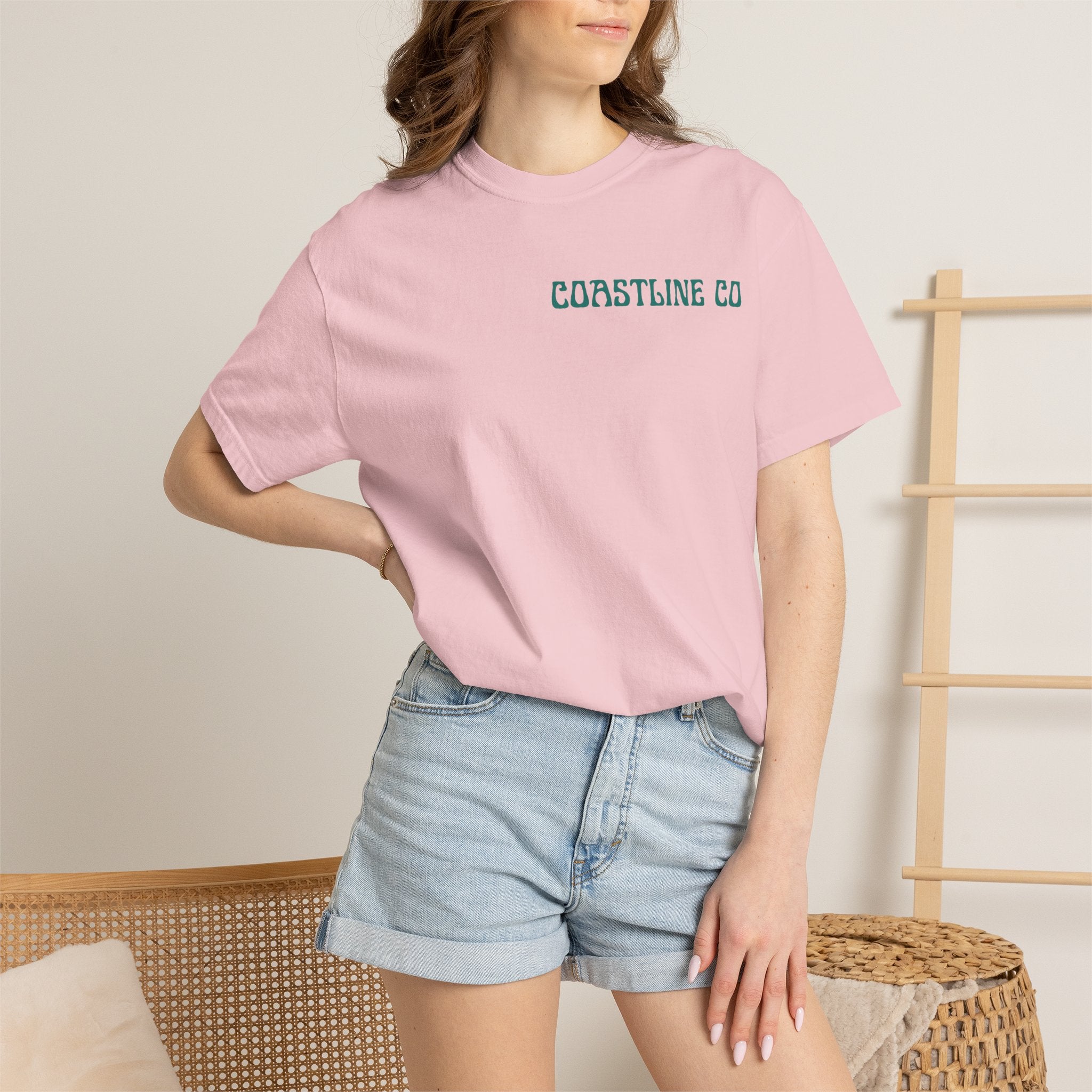 Coastline Co Surf Van T-Shirt — Retro Beach Graphic Tee