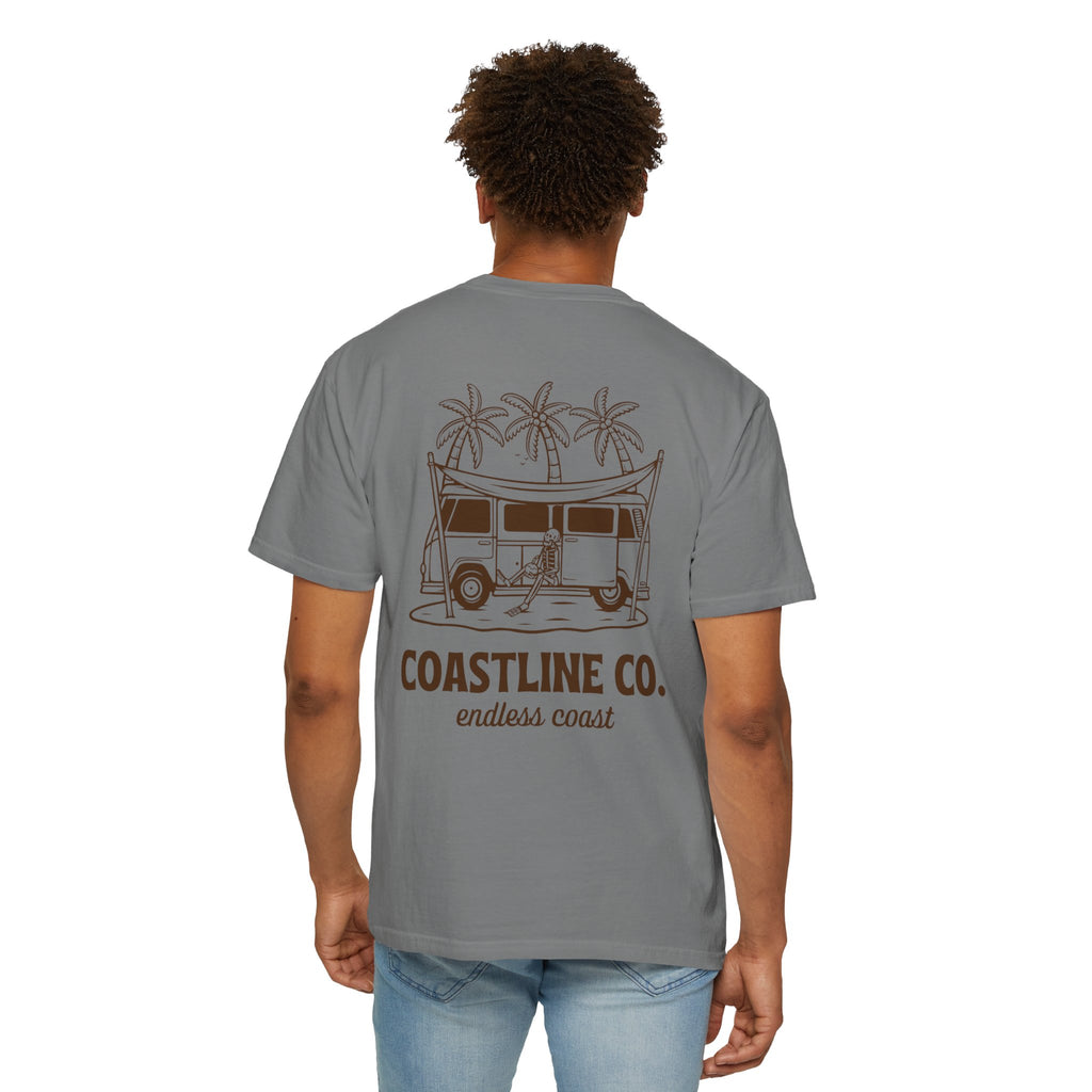 Coastline Co. Surf Van T-Shirt — "Endless Coast" Graphic Tee