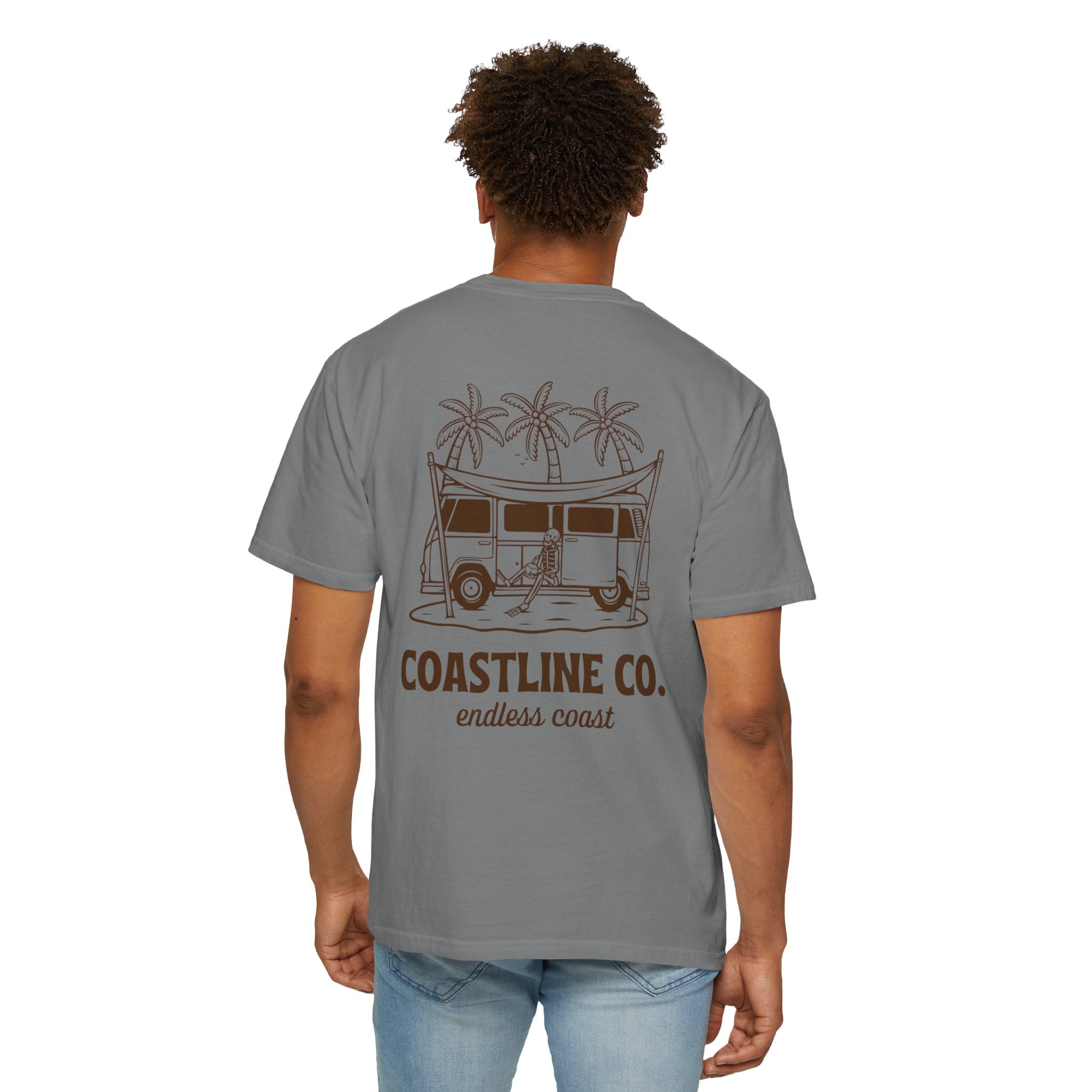 Coastline Co. Surf Van T-Shirt — "Endless Coast" Graphic Tee