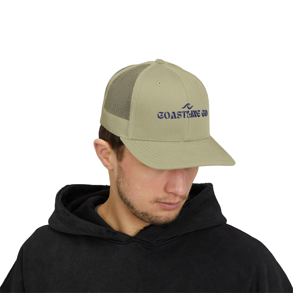 Coastline Co Trucker Cap – Beach Wave Snapback Hat