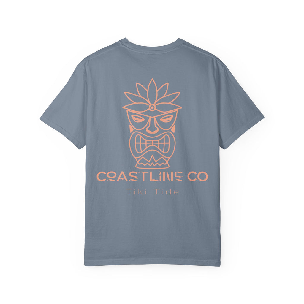 T-Shirt — Coastline Co Tiki Logo Tee (Back Graphic)