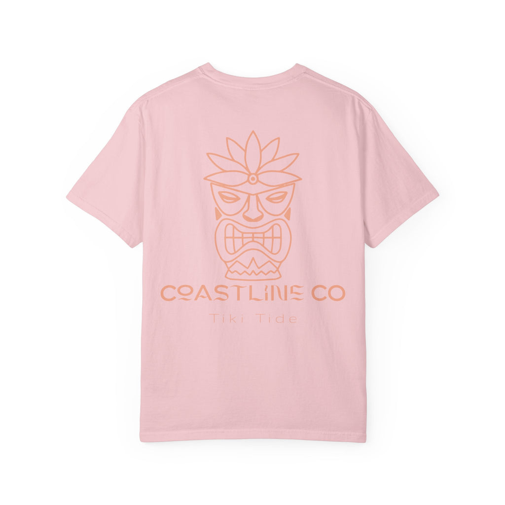 T-Shirt — Coastline Co Tiki Logo Tee (Back Graphic)