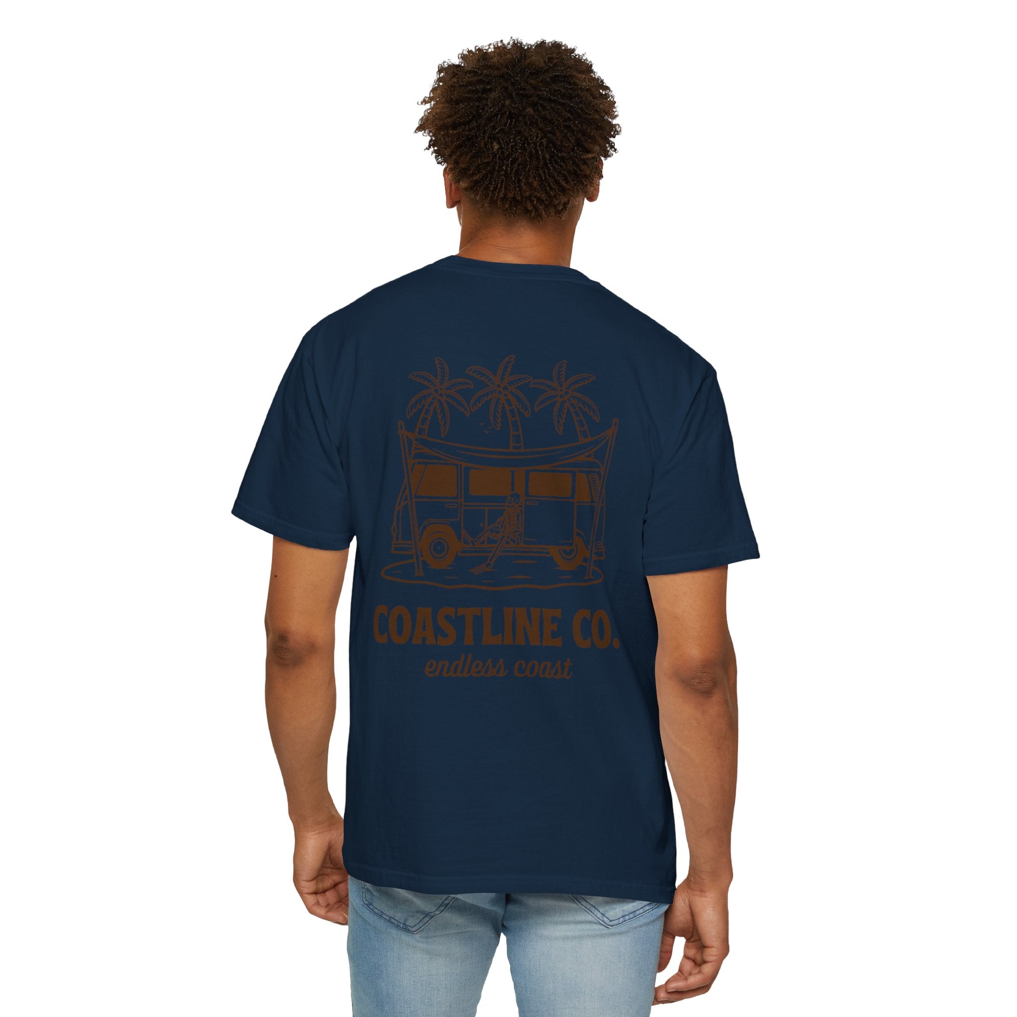 Coastline Co. Surf Van T-Shirt — "Endless Coast" Graphic Tee