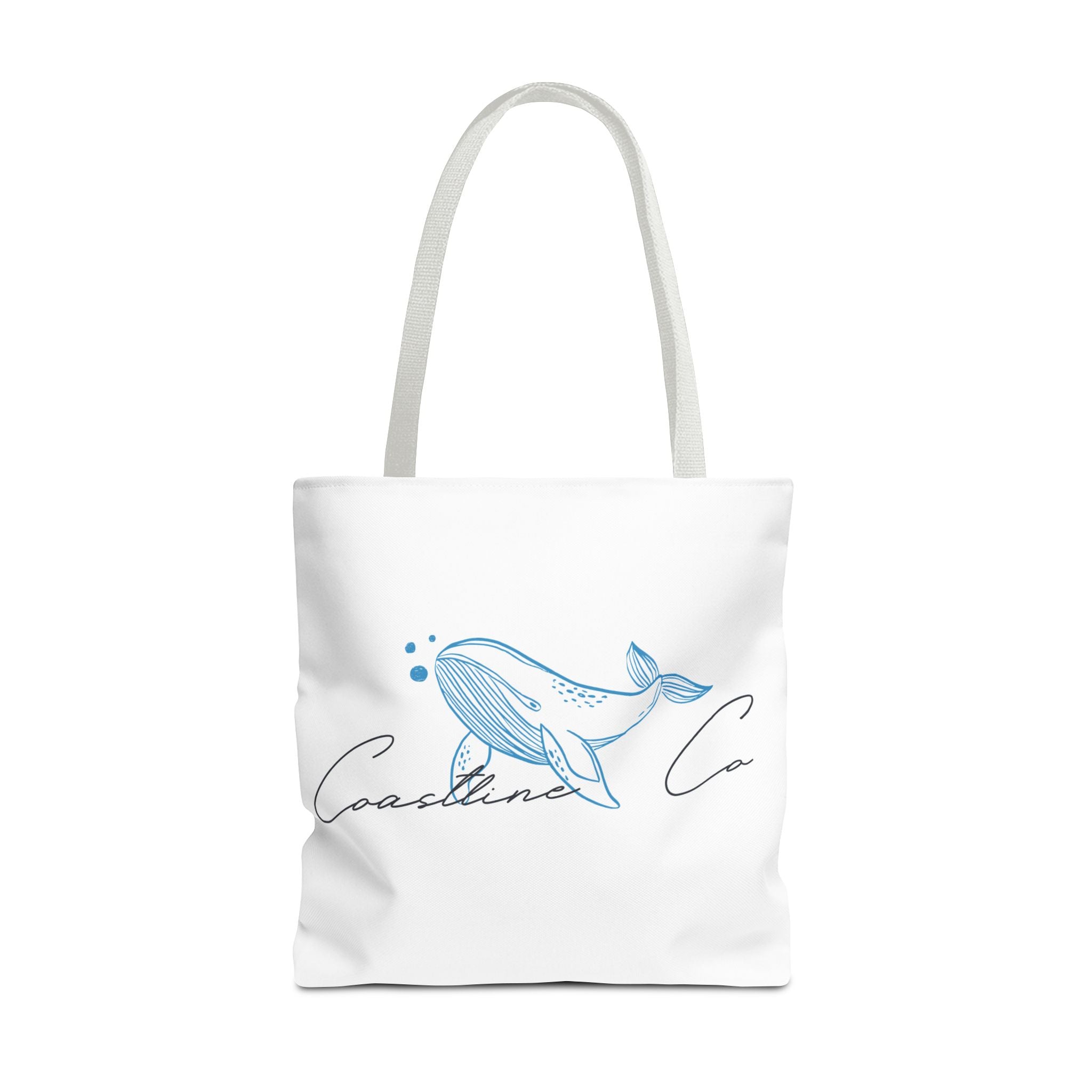 Tote Bag — Coastal Whale Illustration Tote (Coastline Co.)