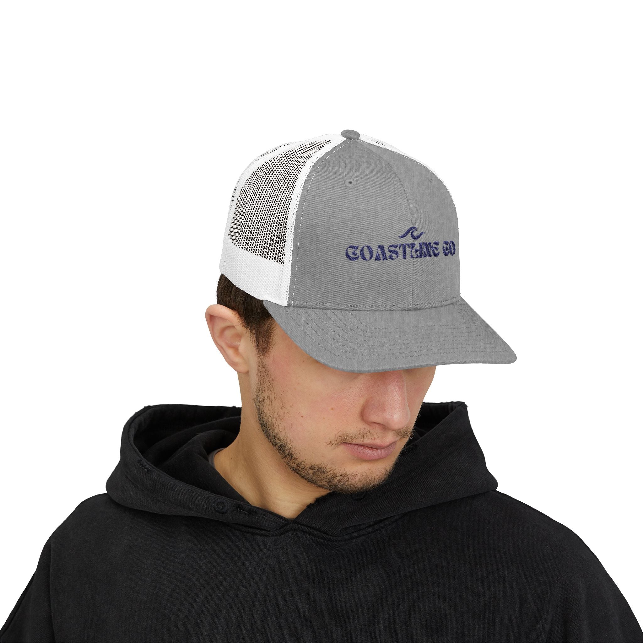 Coastline Co Trucker Cap – Beach Wave Snapback Hat