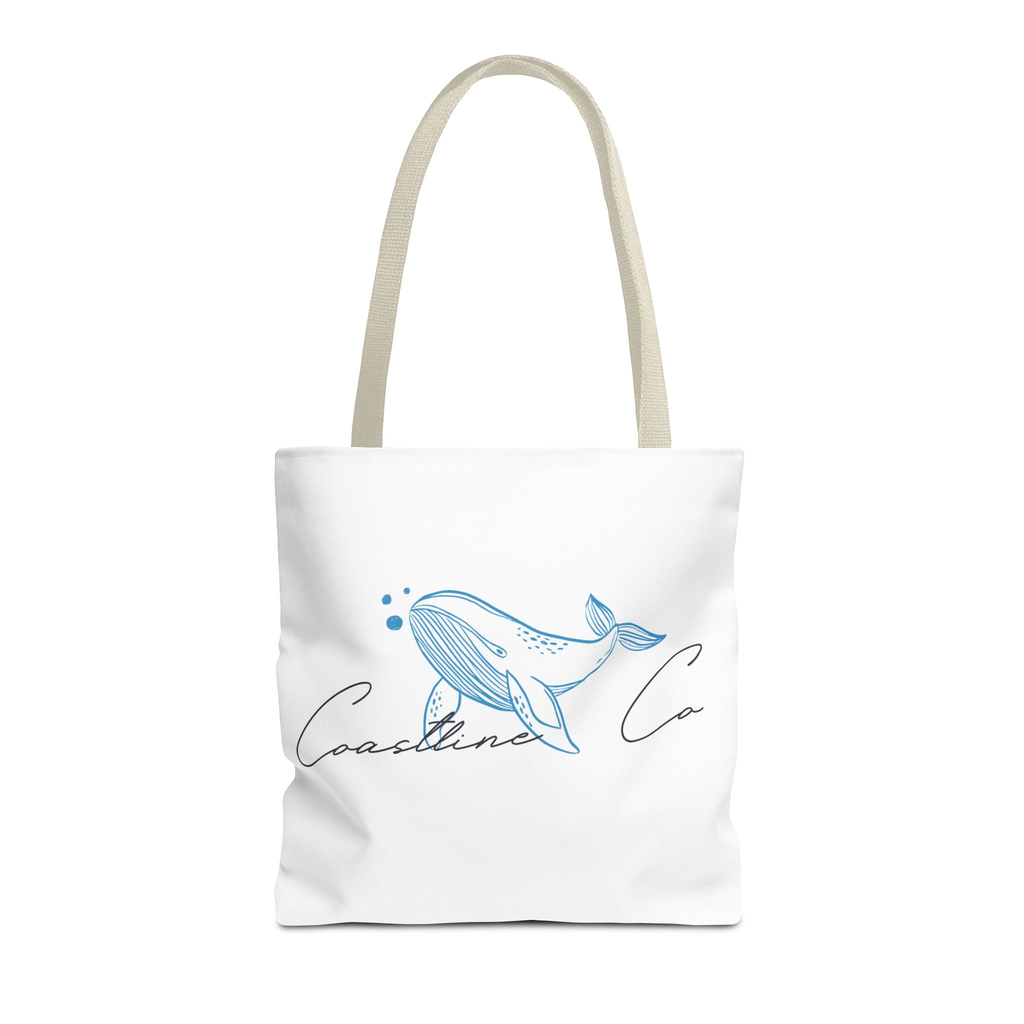 Tote Bag — Coastal Whale Illustration Tote (Coastline Co.)