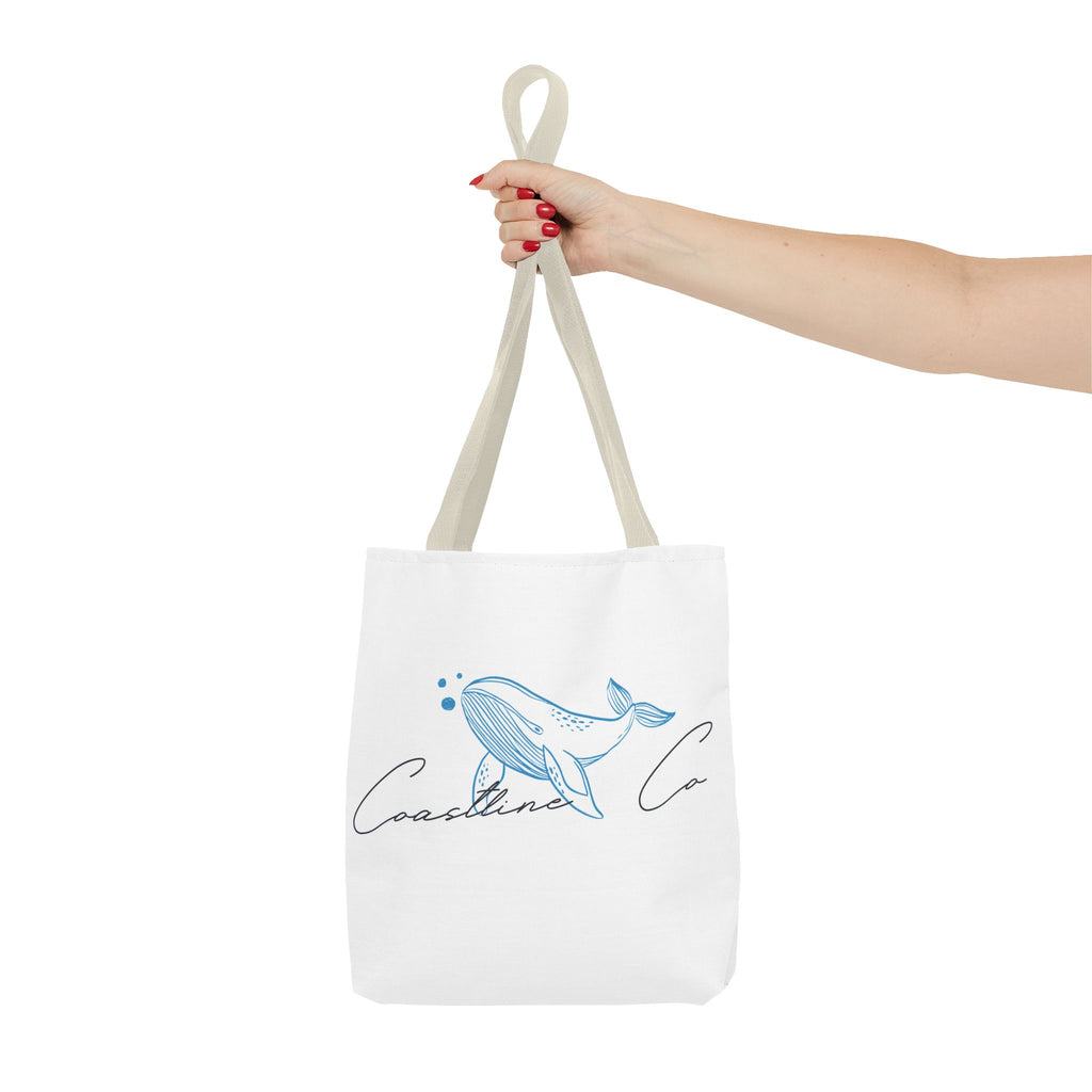 Tote Bag — Coastal Whale Illustration Tote (Coastline Co.)