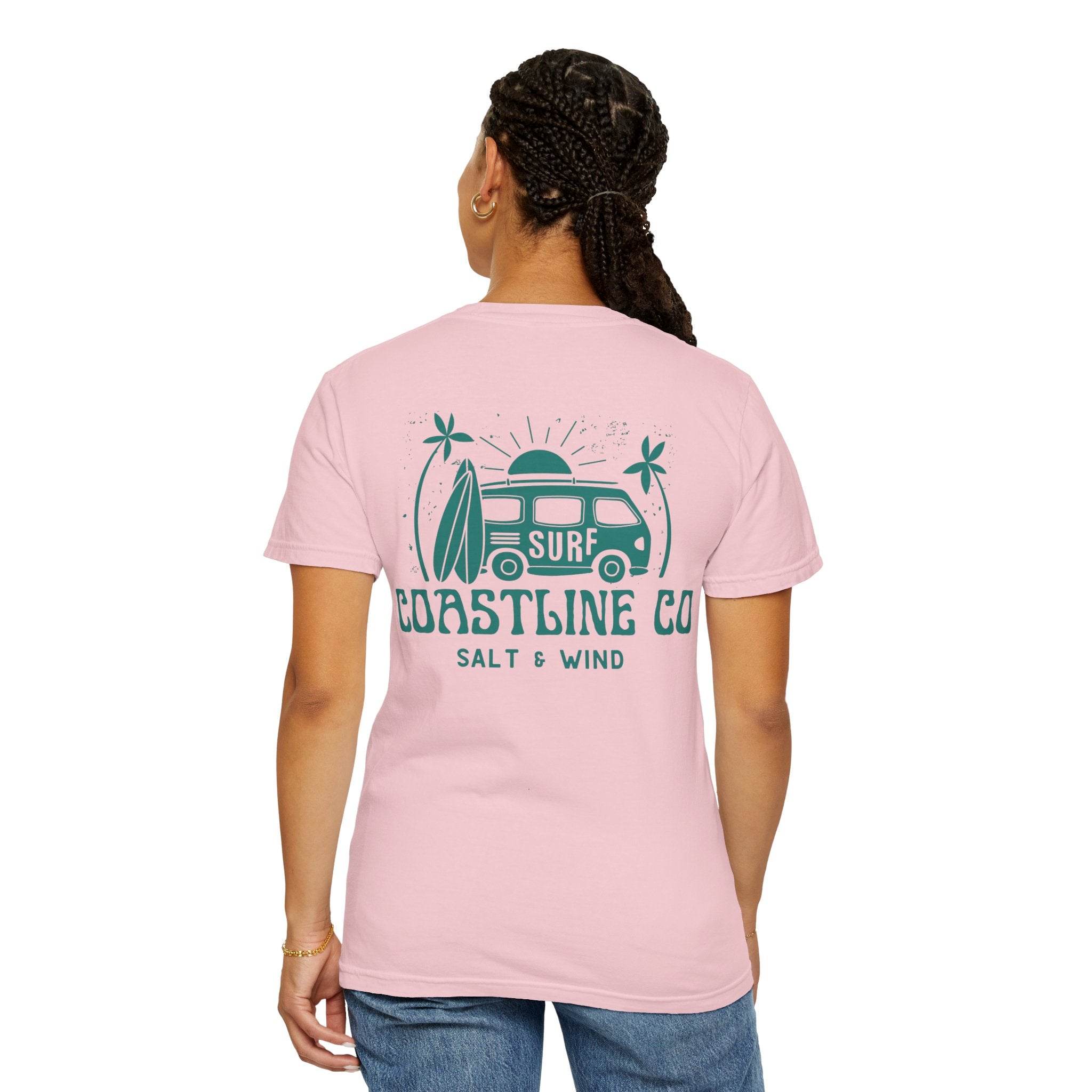 Coastline Co Surf Van T-Shirt — Retro Beach Graphic Tee