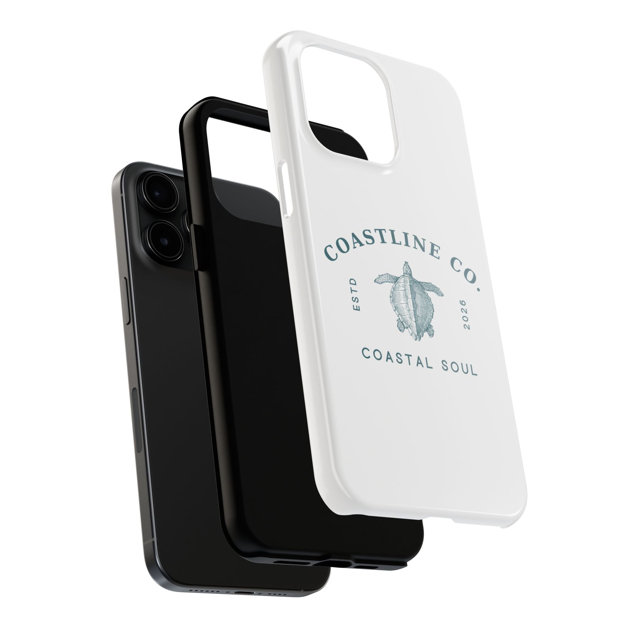 Coastline Co. Sea Turtle Phone Case – "Coastal Soul" Tough Protective Case
