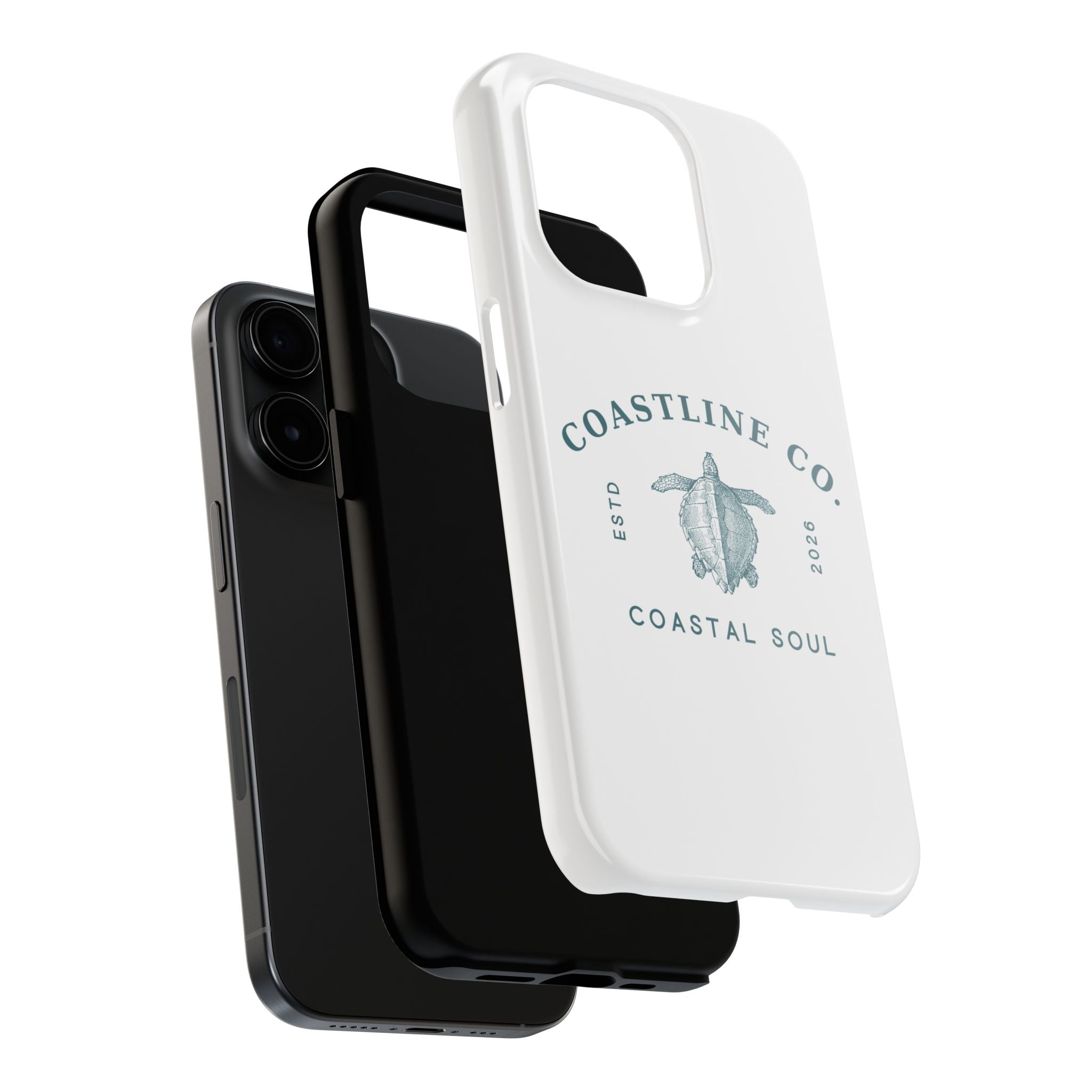 Coastline Co. Sea Turtle Phone Case – "Coastal Soul" Tough Protective Case