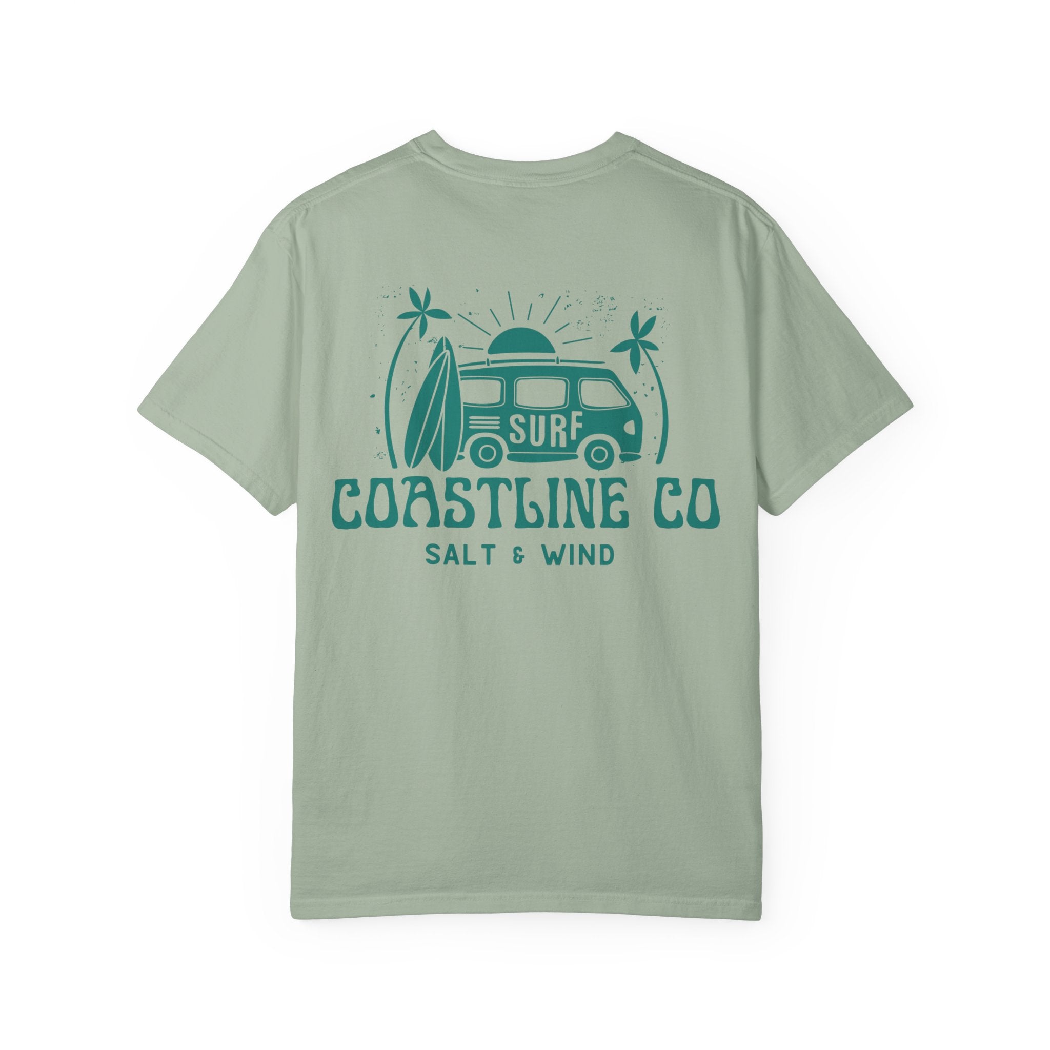 Coastline Co Surf Van T-Shirt — Retro Beach Graphic Tee