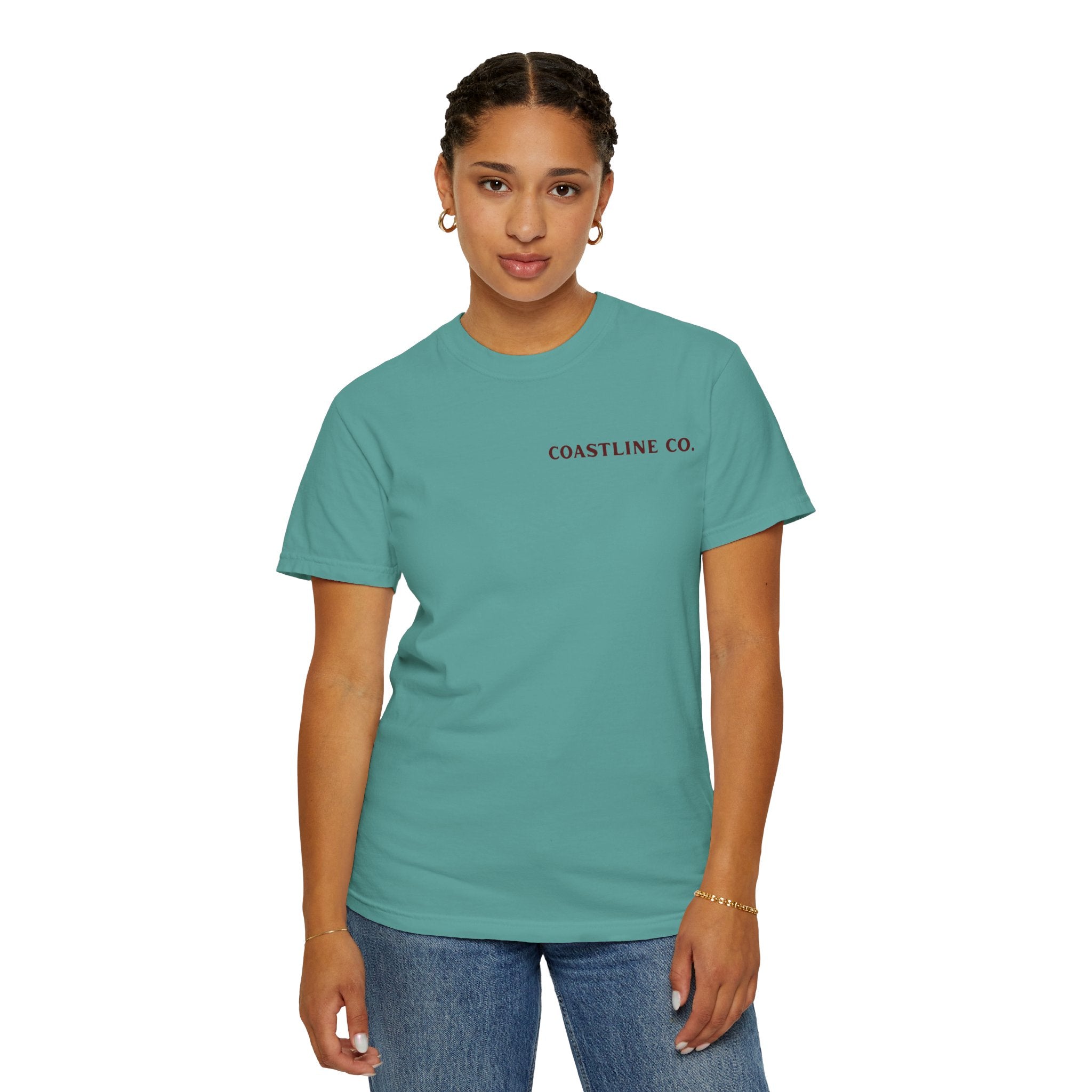 Coastline Co. Bass Patch Tee — "Lost in the Tide" Graphic T-Shirt