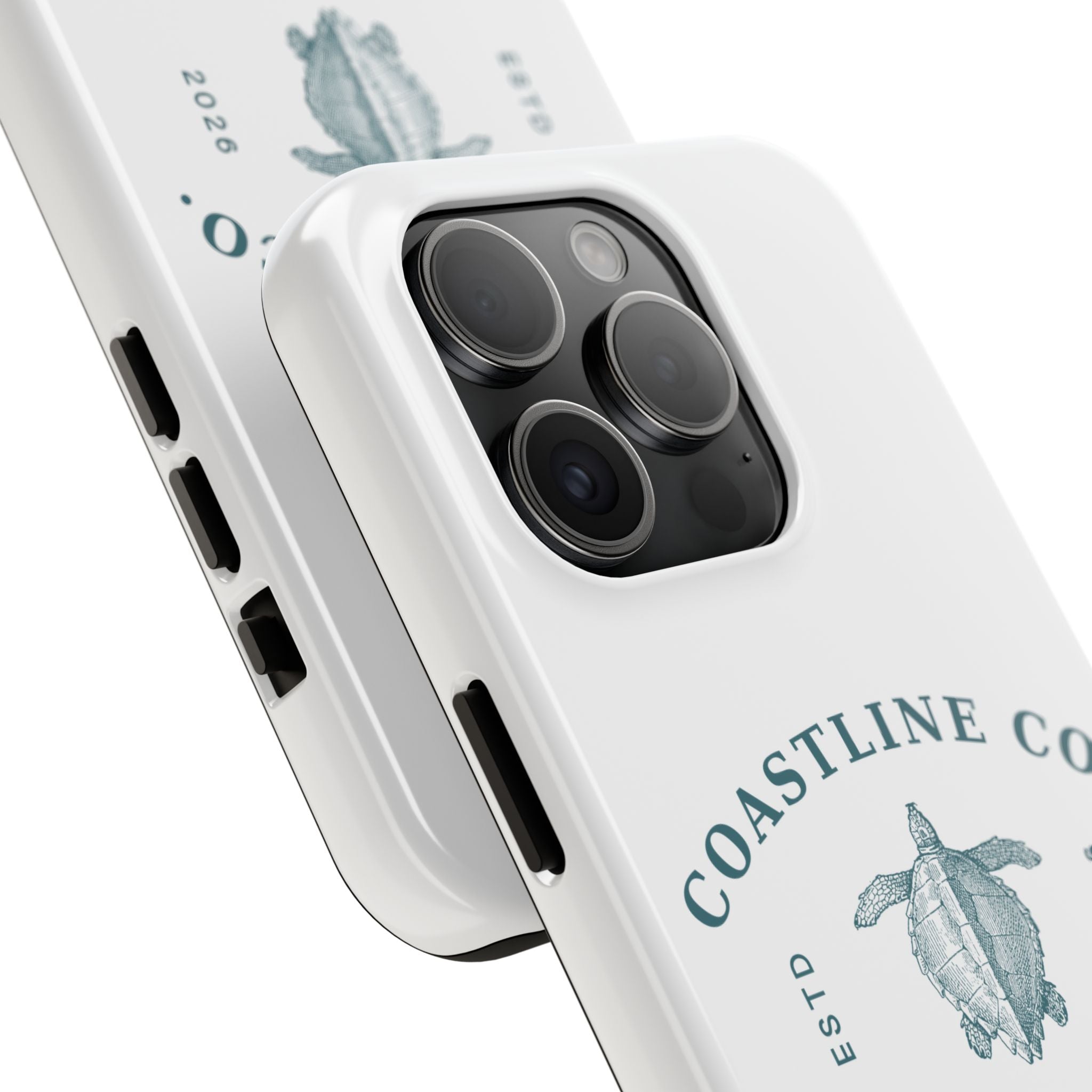 Coastline Co. Sea Turtle Phone Case – "Coastal Soul" Tough Protective Case