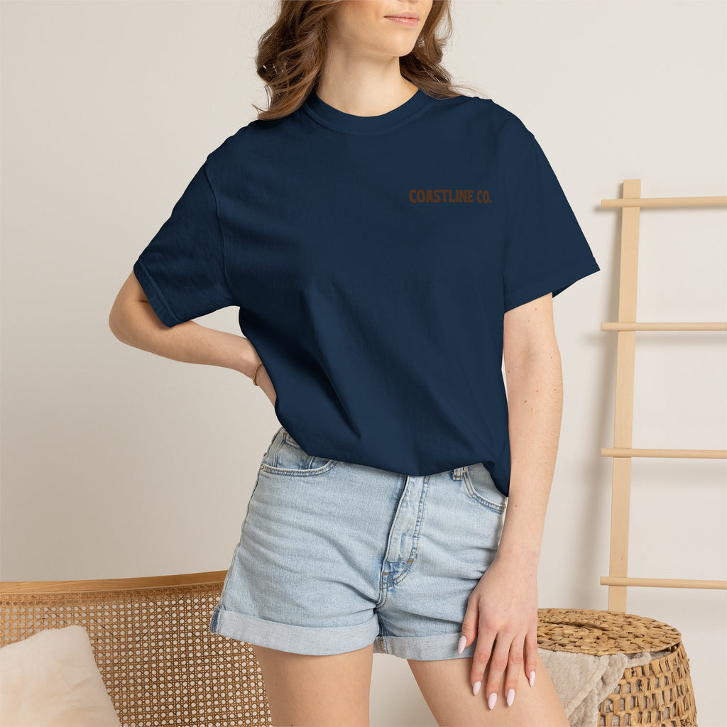Coastline Co. Surf Van T-Shirt — "Endless Coast" Graphic Tee