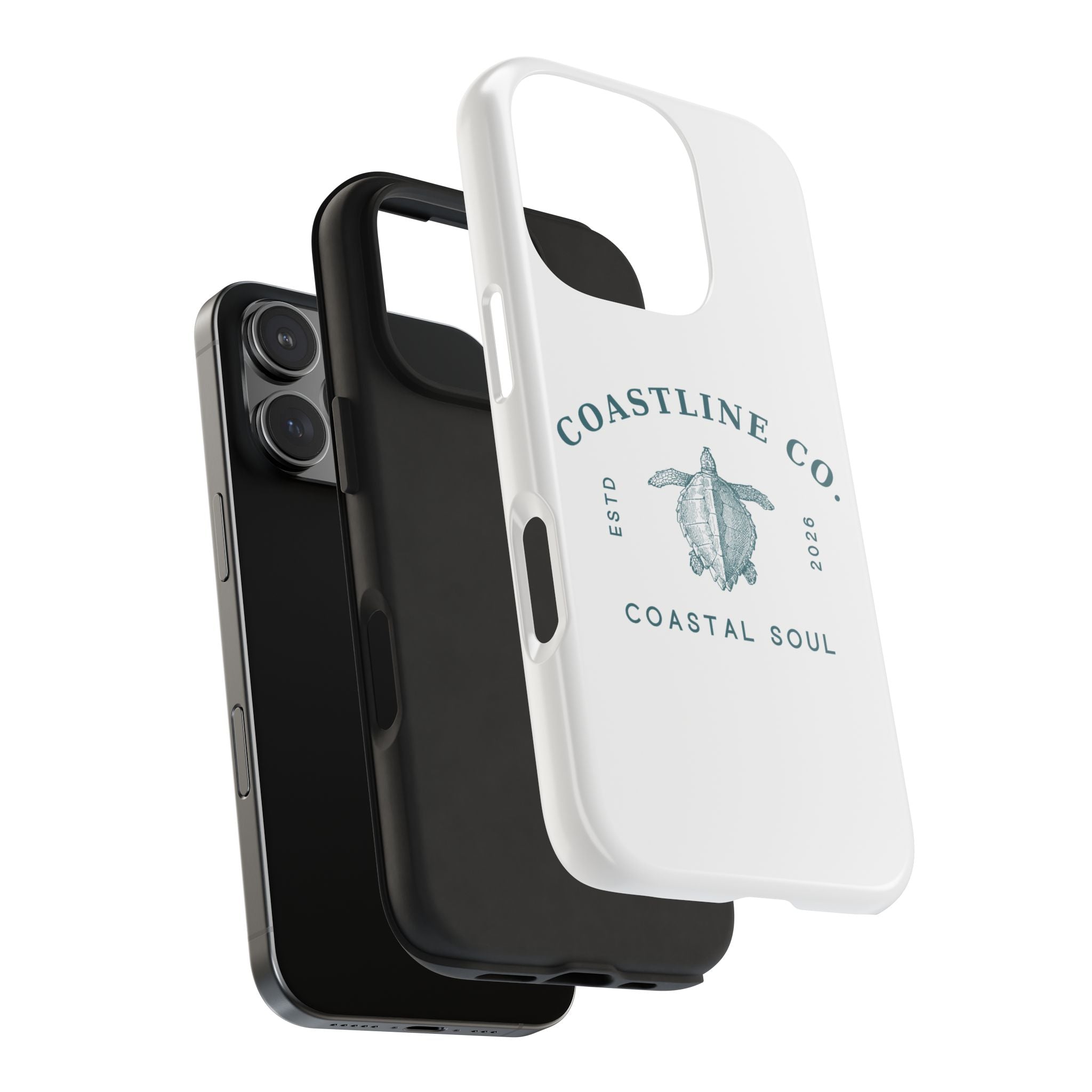 Coastline Co. Sea Turtle Phone Case – "Coastal Soul" Tough Protective Case