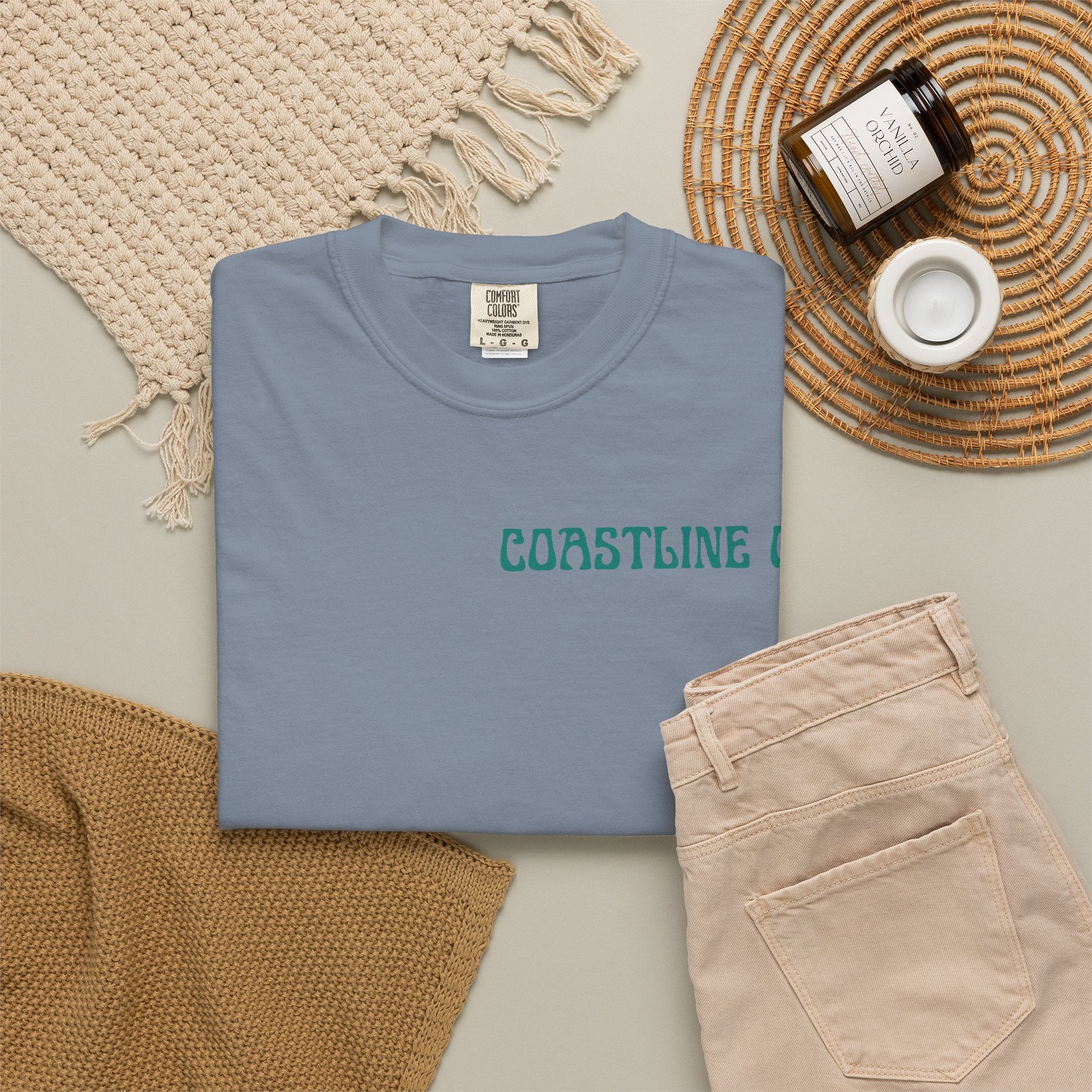 Coastline Co Surf Van T-Shirt — Retro Beach Graphic Tee