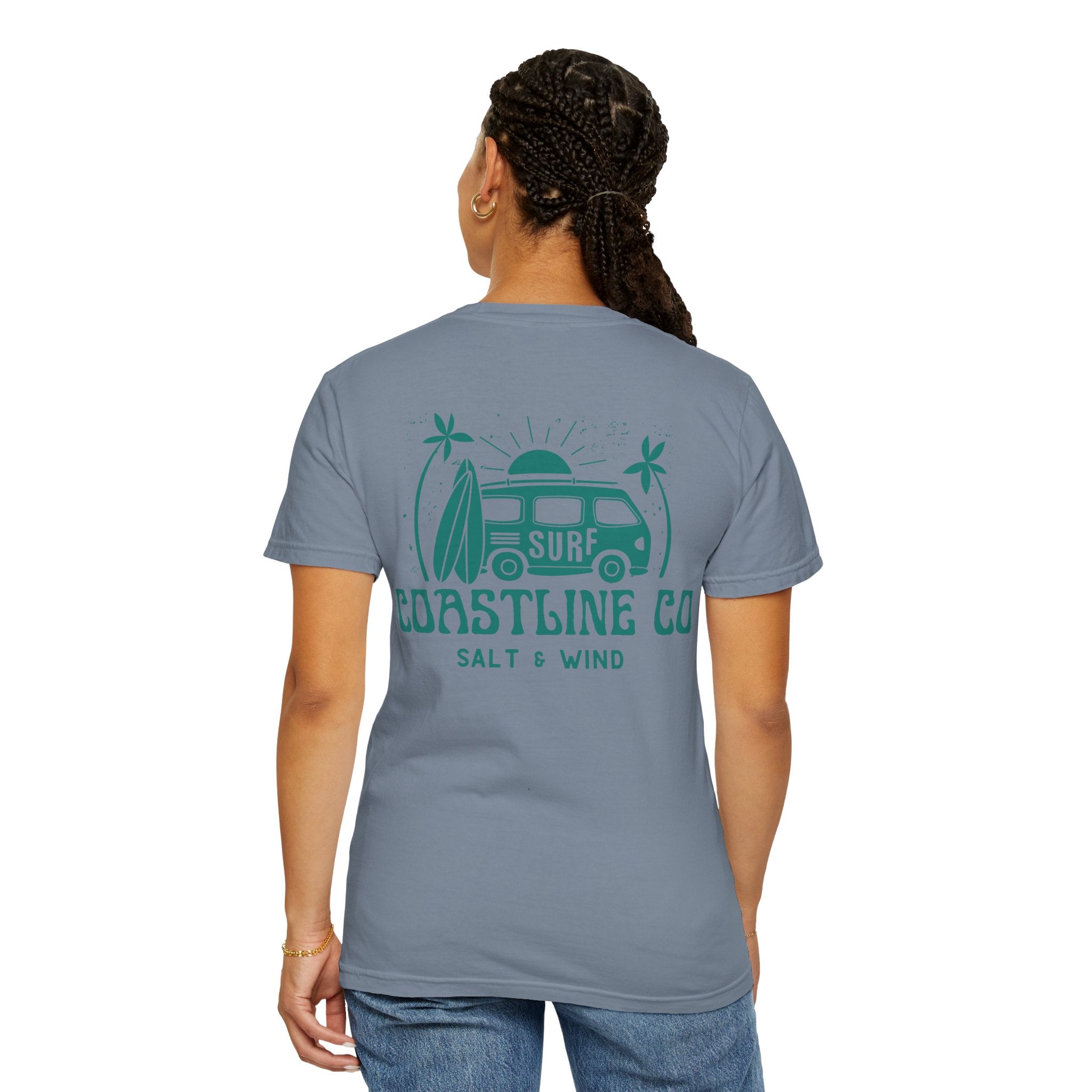 Coastline Co Surf Van T-Shirt — Retro Beach Graphic Tee