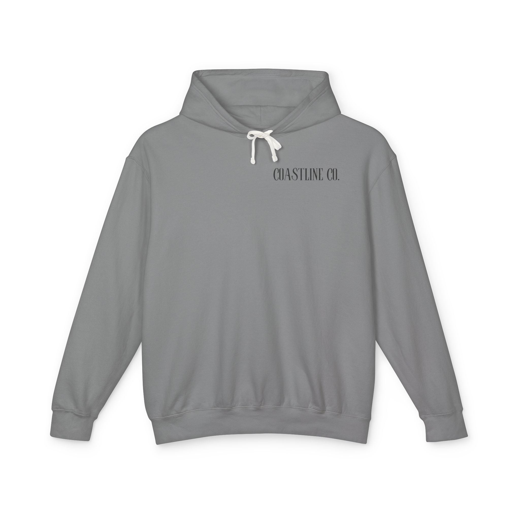 Coastline Co. Surf Hoodie — "Ride The Waves" Lightweight Hooded Sweatshirt