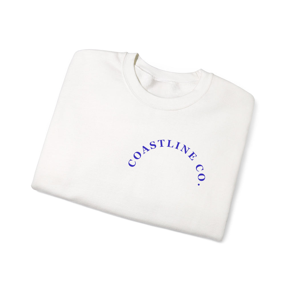 Coastline Co. Surf Crewneck Sweatshirt — 'Ride the Tide' Beach Pullover