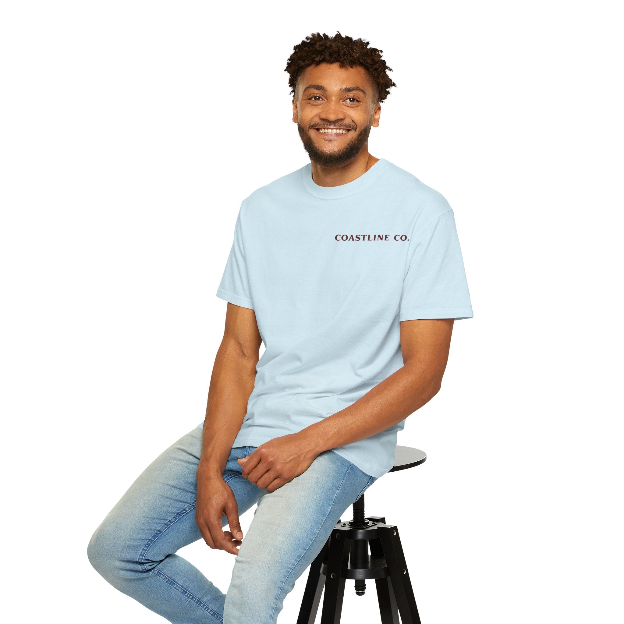 Coastline Co. Bass Patch Tee — "Lost in the Tide" Graphic T-Shirt
