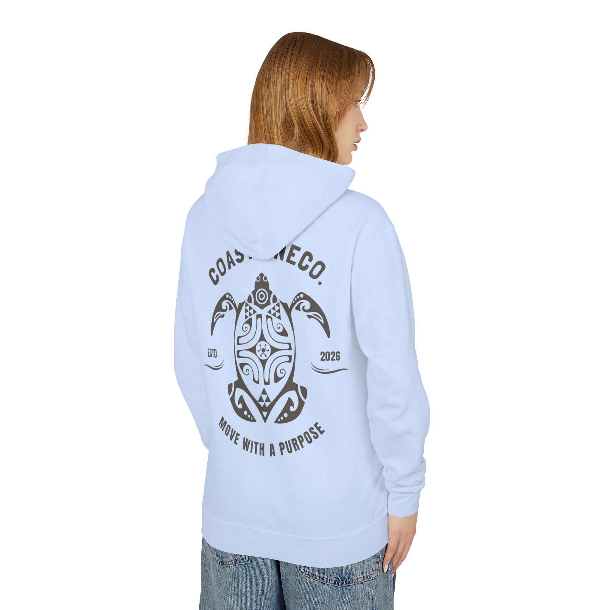 Coastline Co. Turtle Hoodie — Move With a Purpose Lightweight Pullover